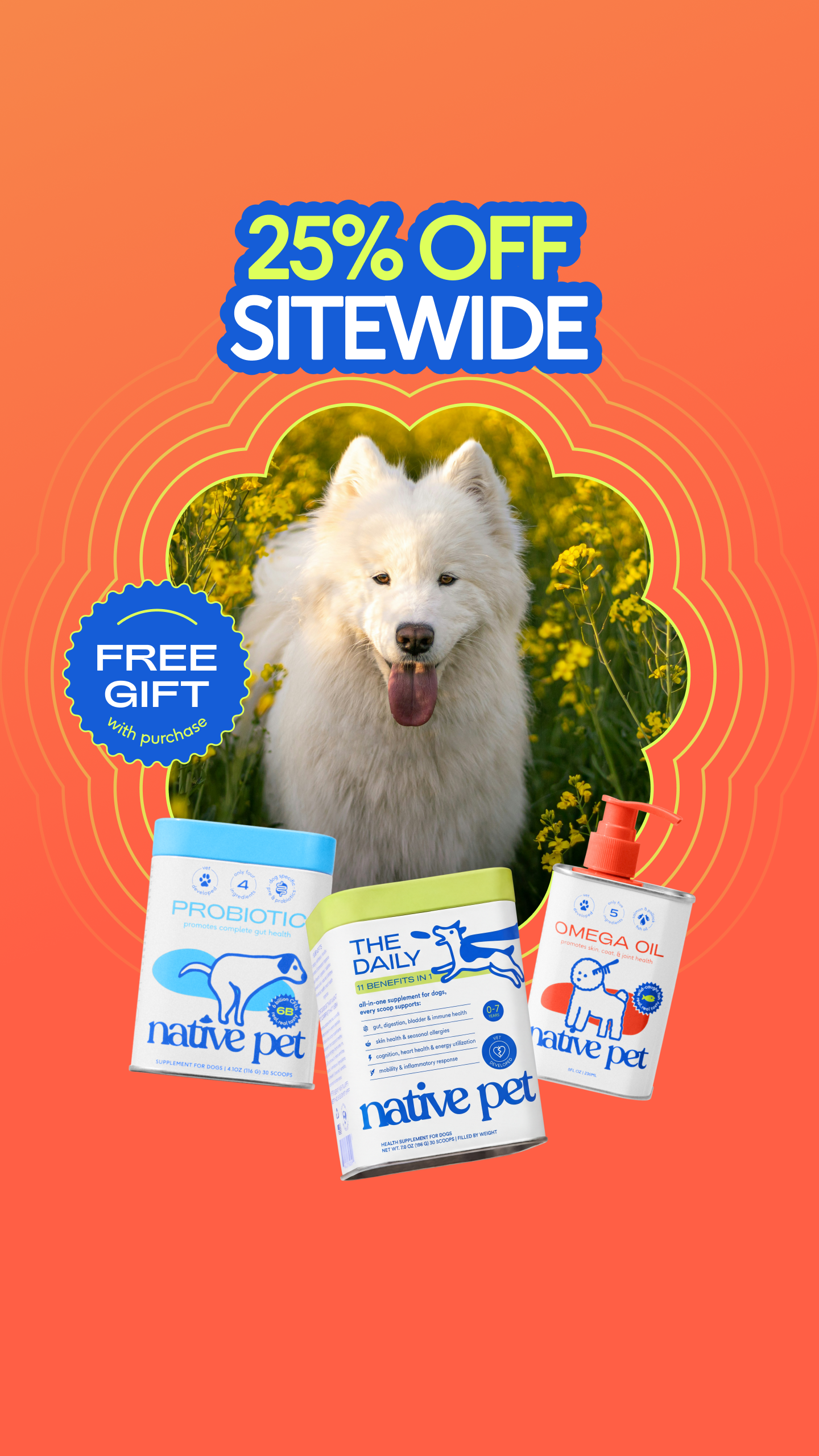 Native Pet Facebook ad