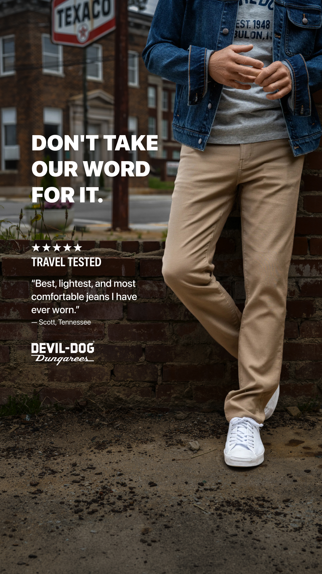 DEVIL-DOG Dungarees Facebook ad