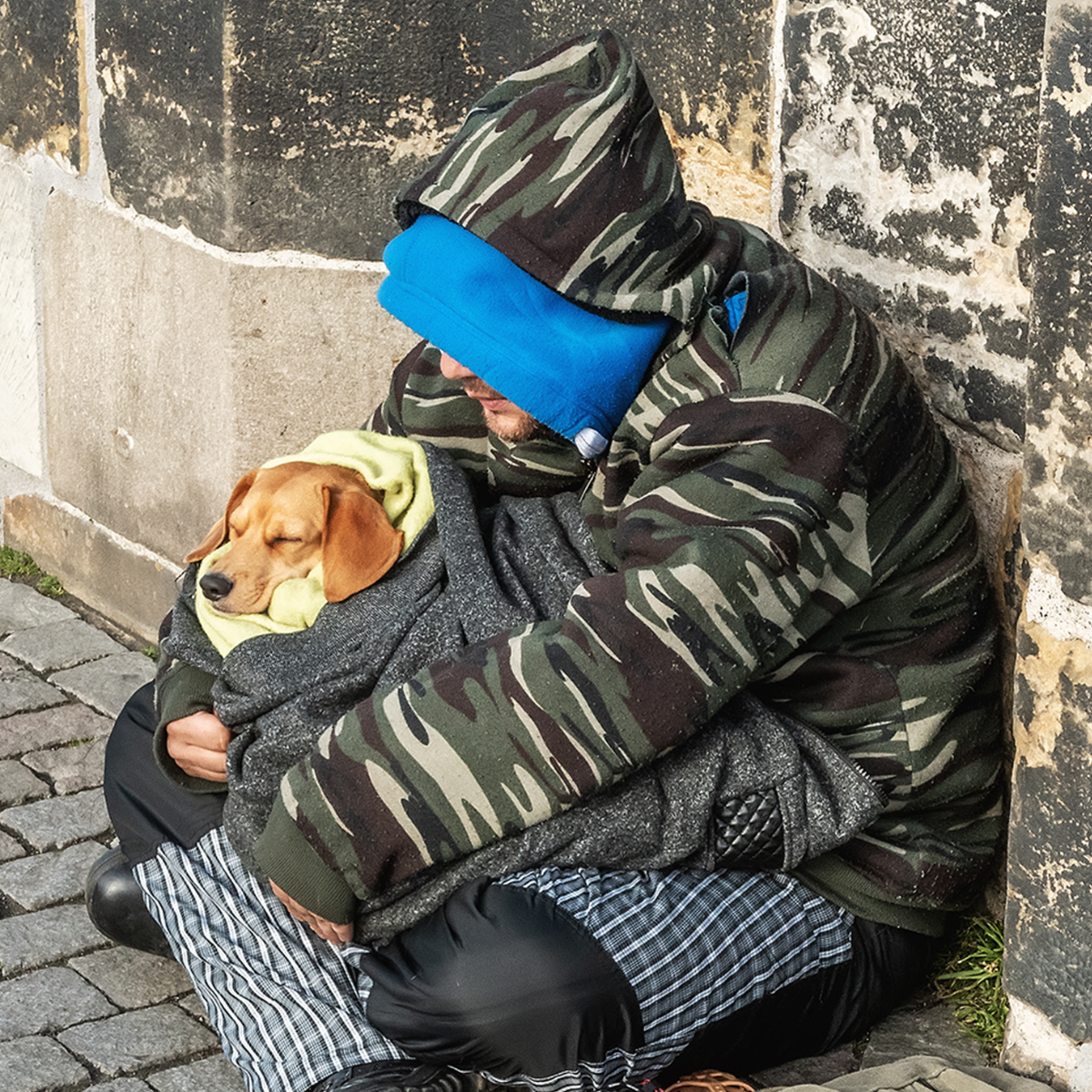 Greater Good Charities Facebook ad: Send Aid to Struggling Veterans
