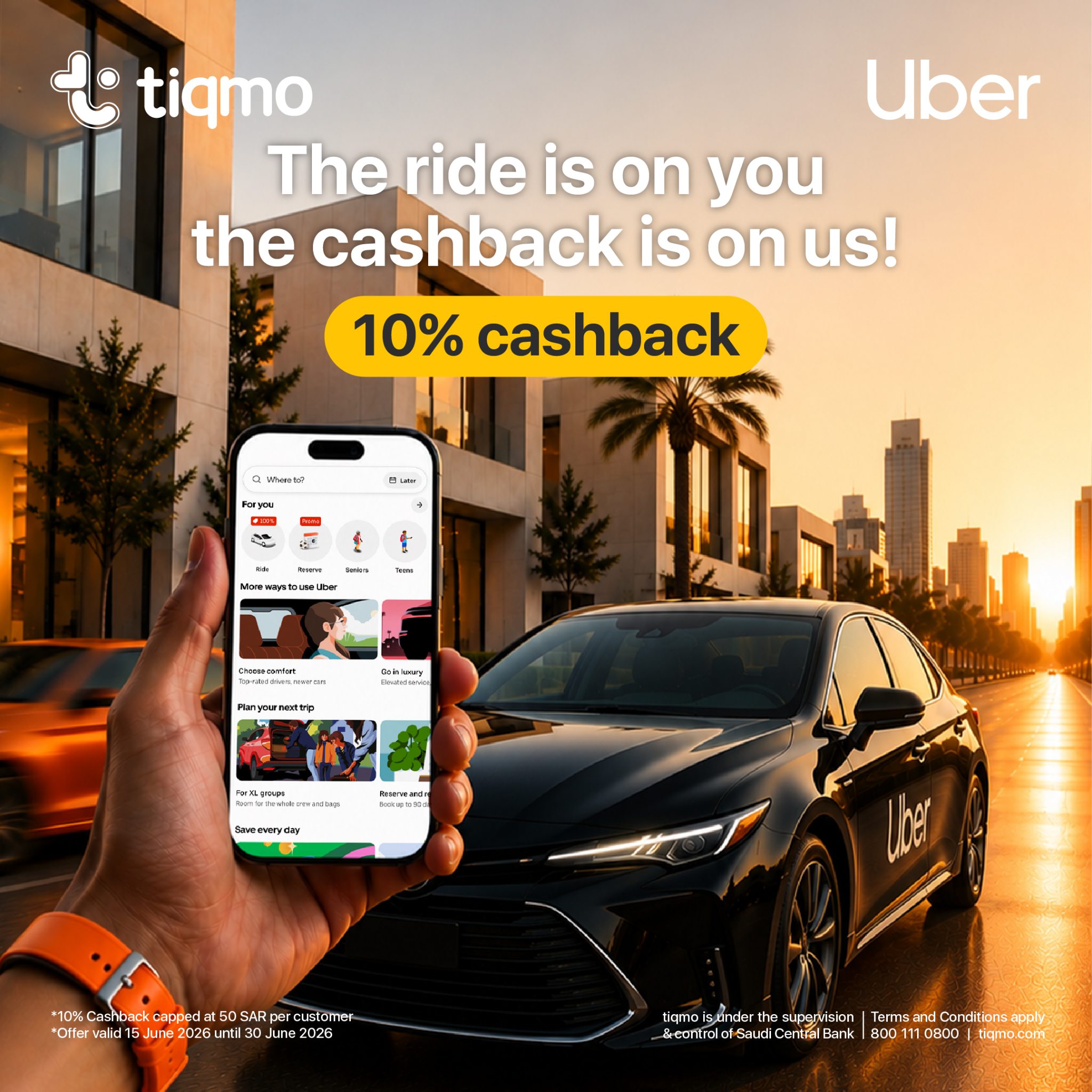 Tiqmo Facebook ad from Jun 20, 2026