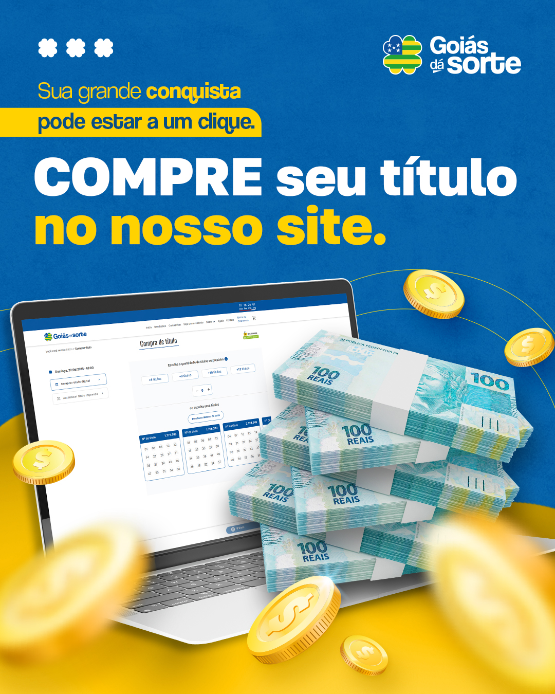 Goiás dá Sorte Facebook ad from Sep 9, 2025
