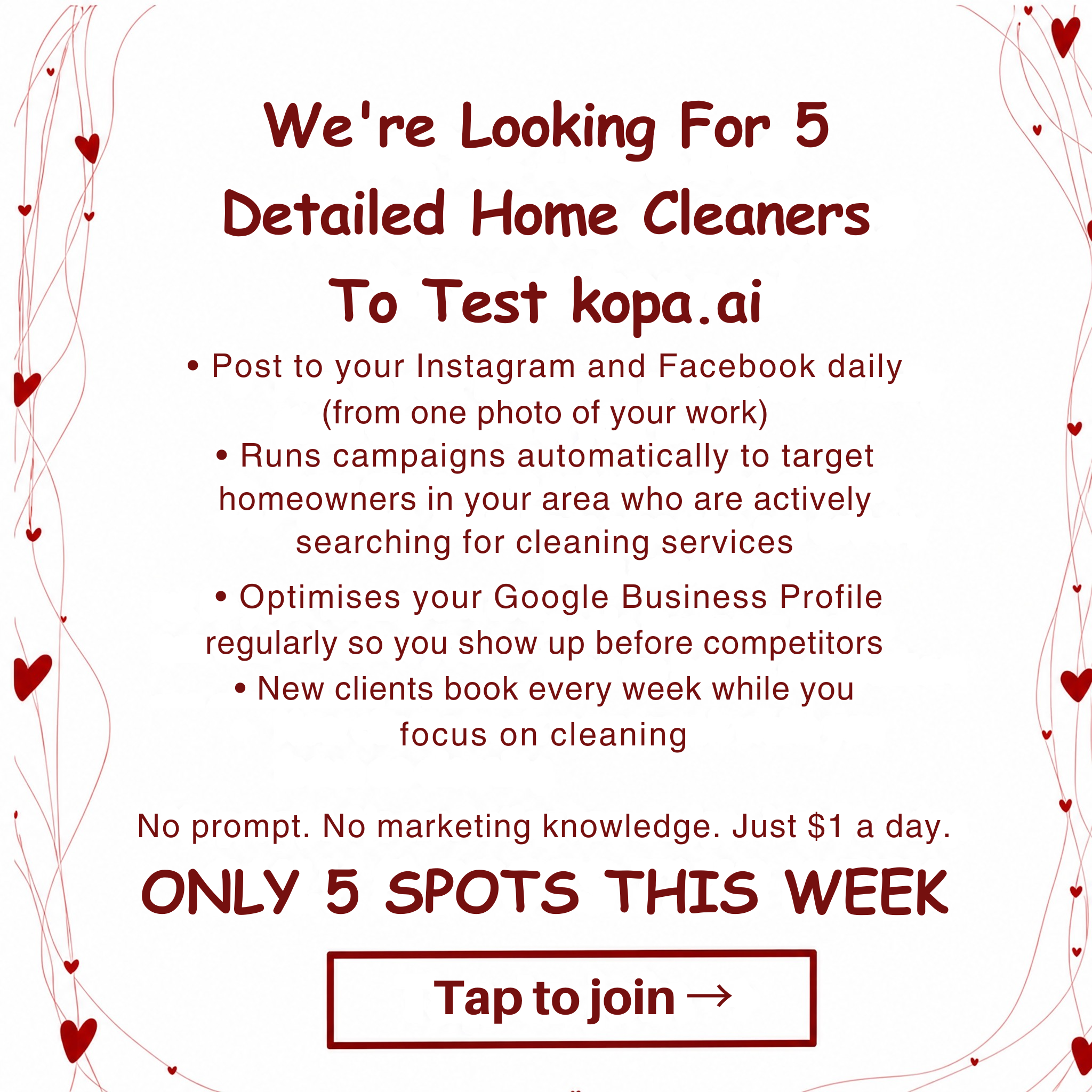 Michael Smith Facebook ad