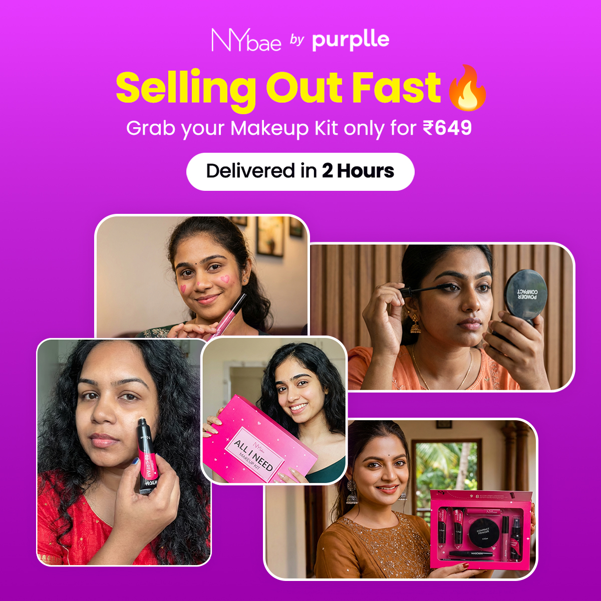 Purplle Facebook ad