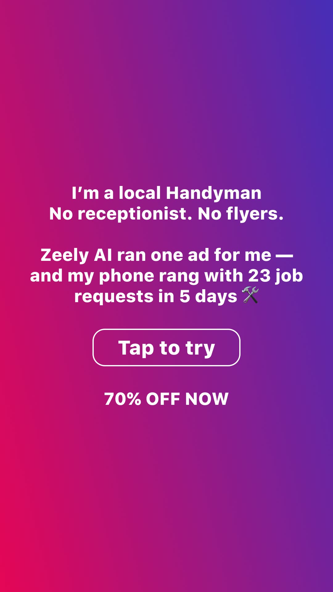 Zeely Facebook ad