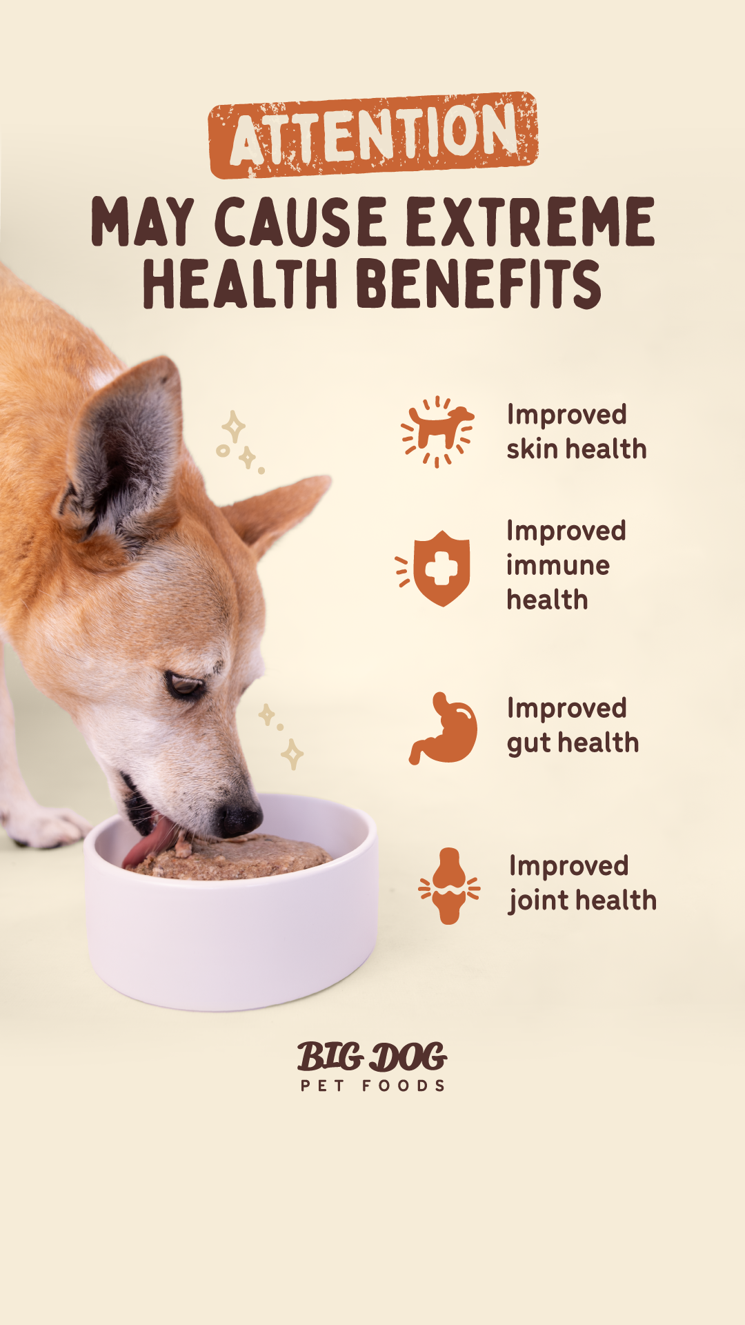 Big Dog Pet Foods Facebook ad