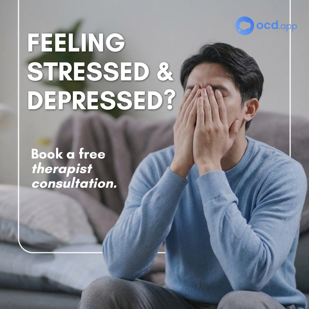 ocd.app Facebook ad: Confidential support. Real progress