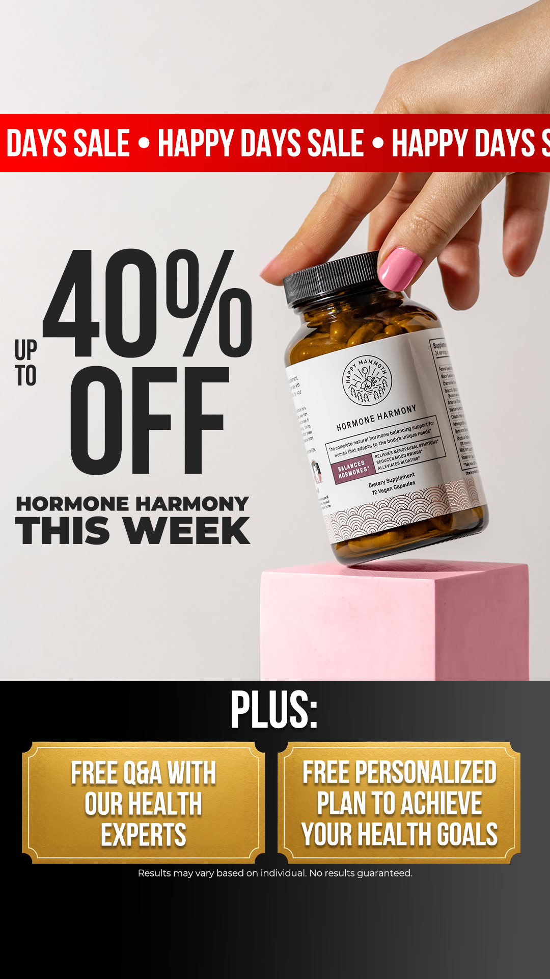 Happy Mammoth Facebook ad