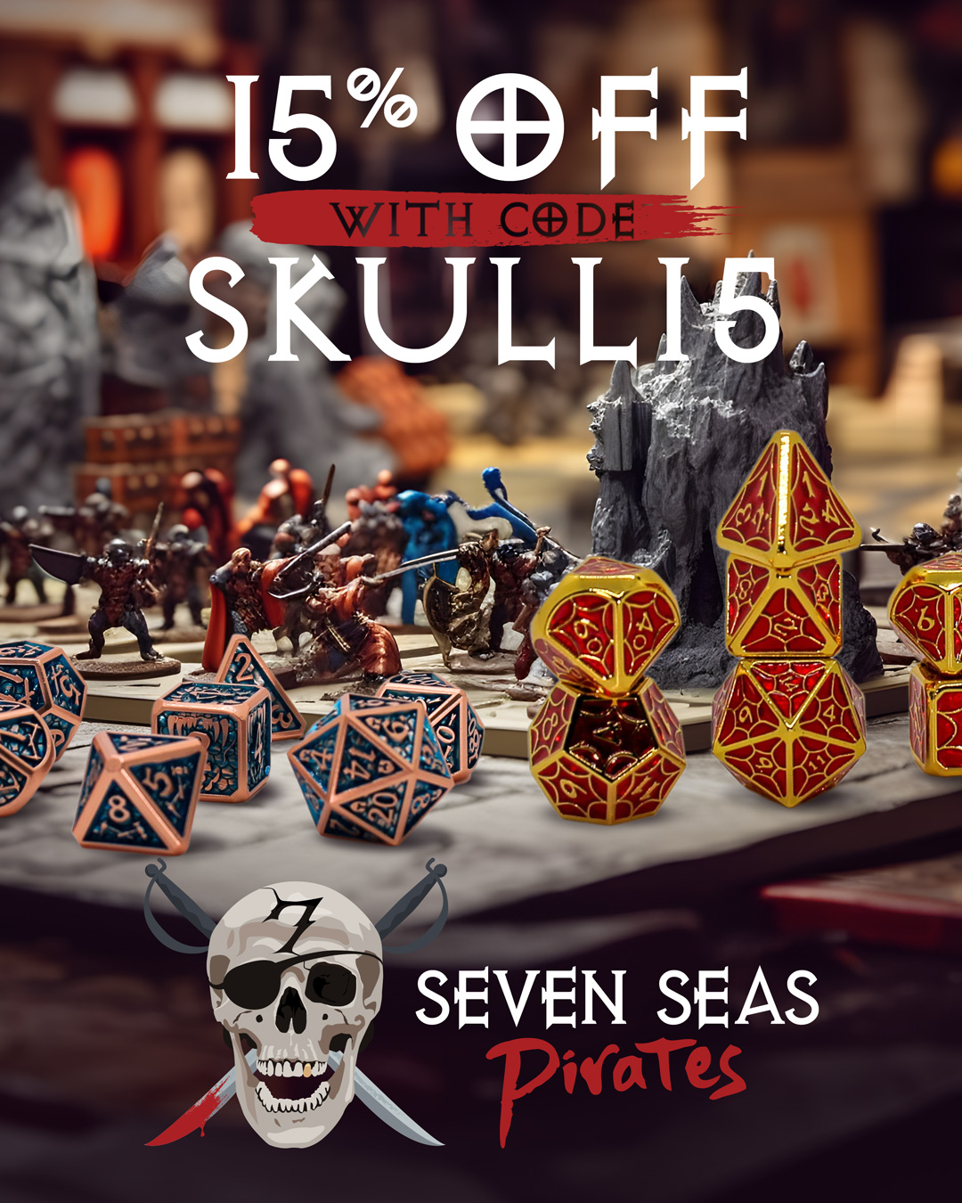 Seven Seas Pirates Facebook ad from Aug 7, 2026