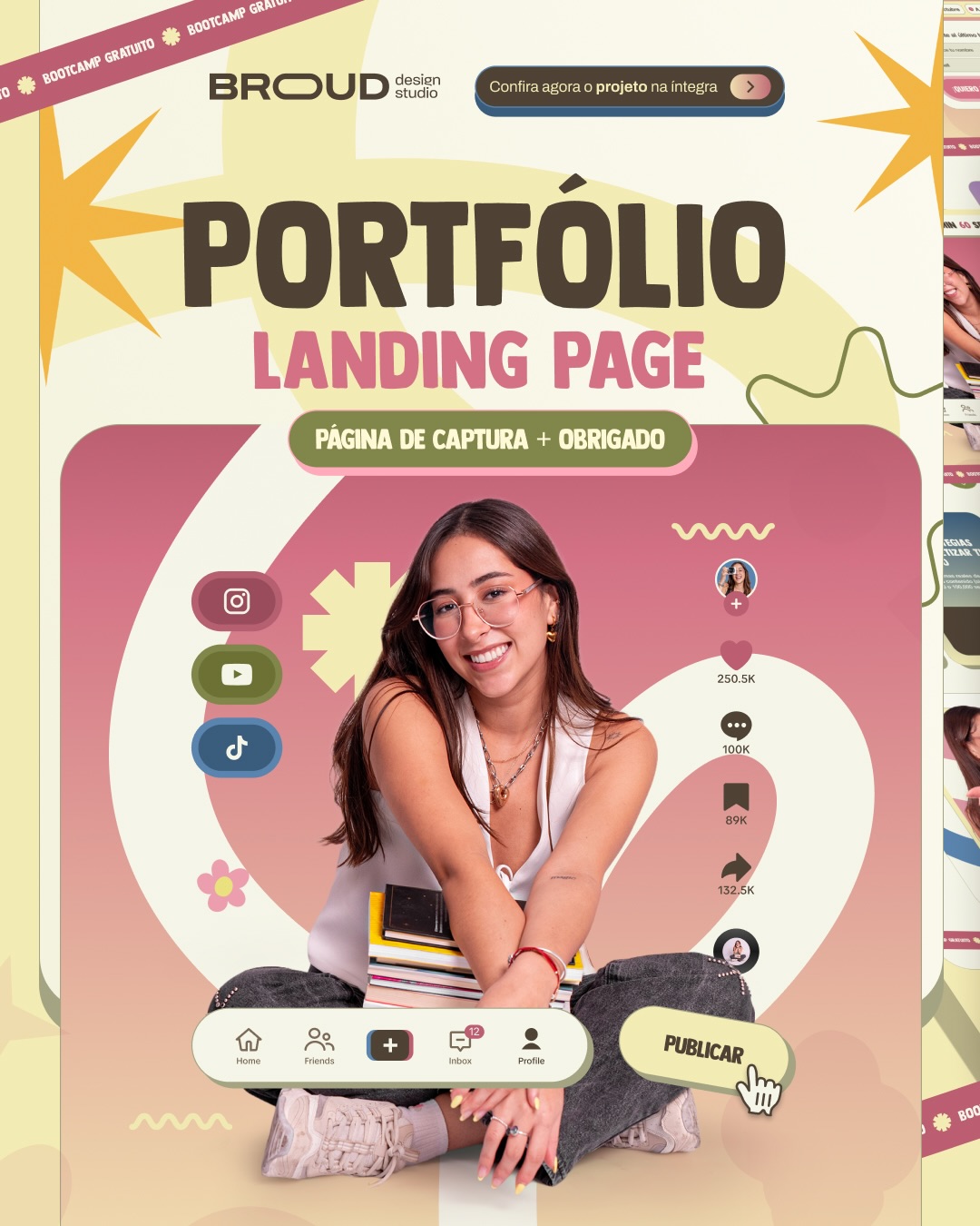 Gabriel Juste Facebook ad: PORTFÓLIO LANDING PAGE - Paula Fukuda