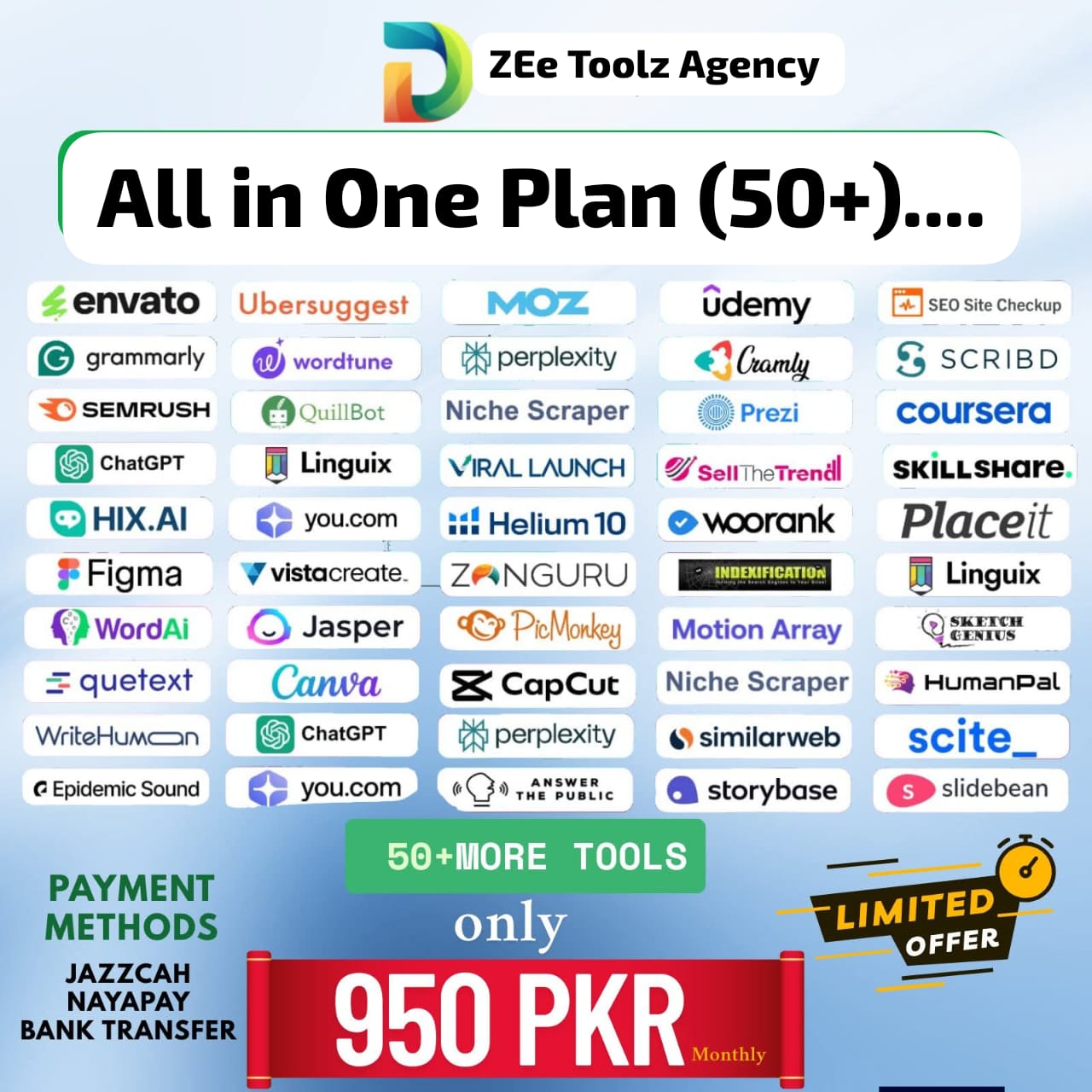 Zee tools agency Facebook ad: (41772+ Reviews)