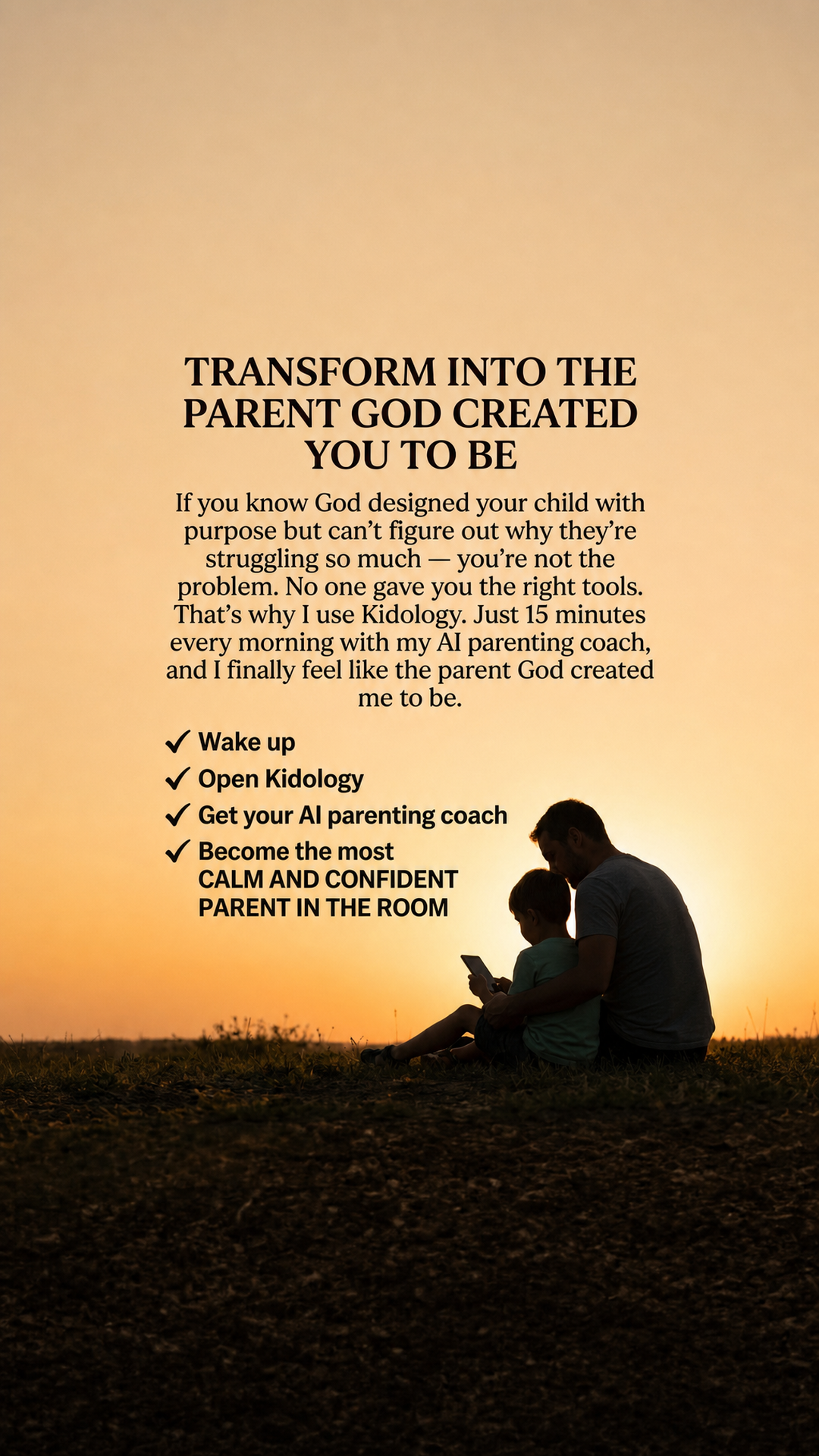 Kidology - Raising with faith Facebook ad
