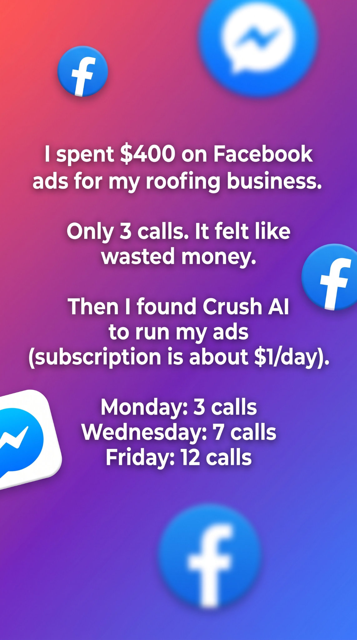 trycrush.ai Facebook ad
