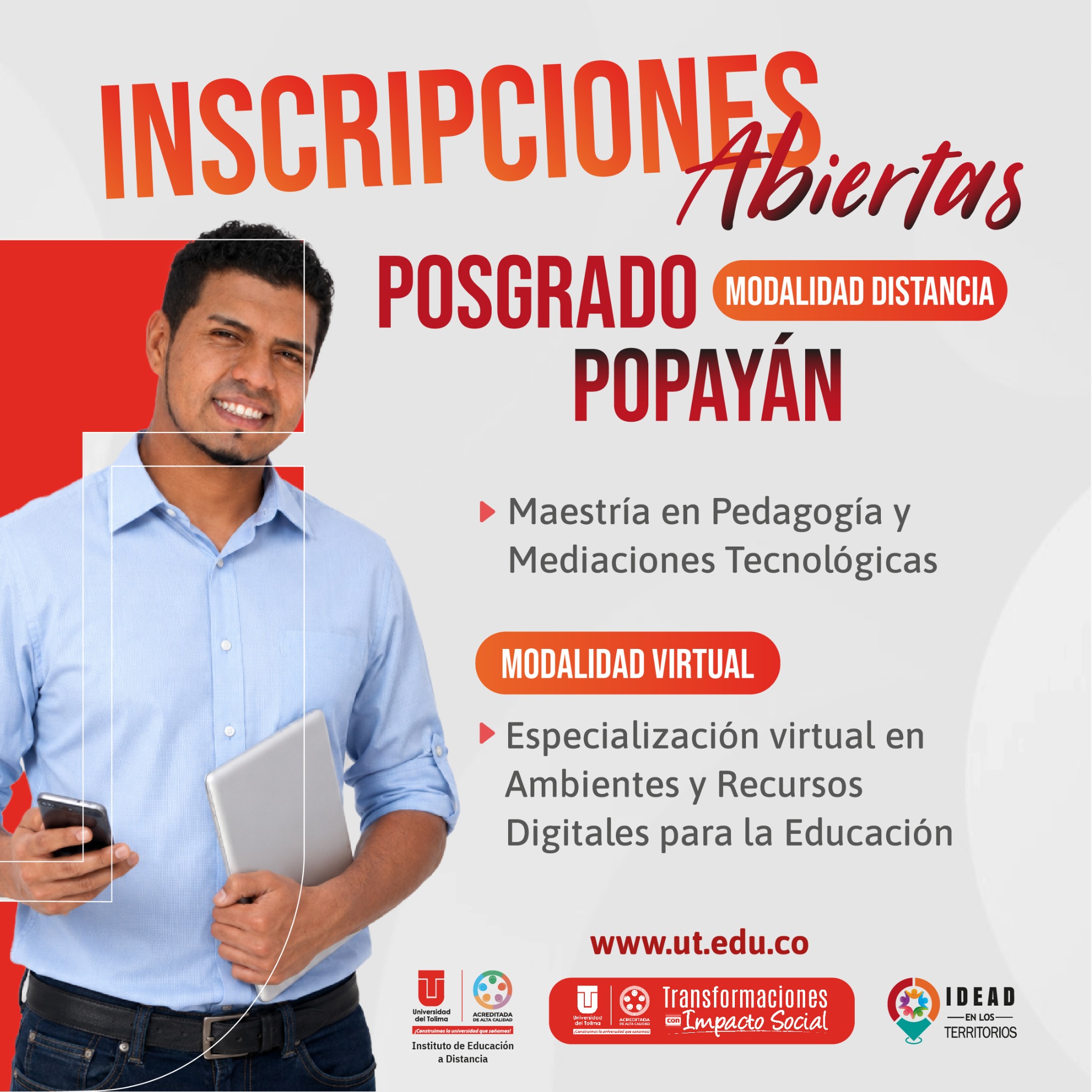 Universidad del Tolima Facebook ad: Estudia en la UT