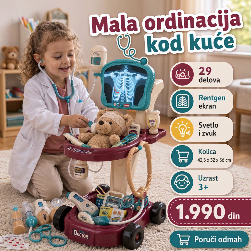 Super Igracke Facebook ad: Doktor set kolica 29 delova
