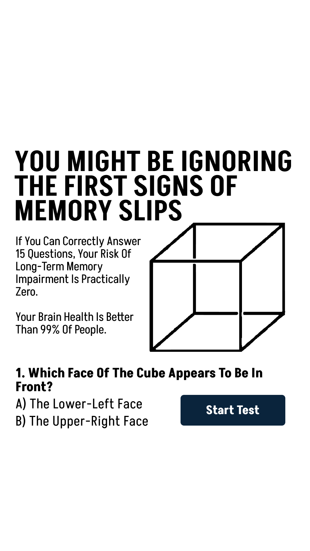 Yourselfirst: Mental Balance Facebook ad