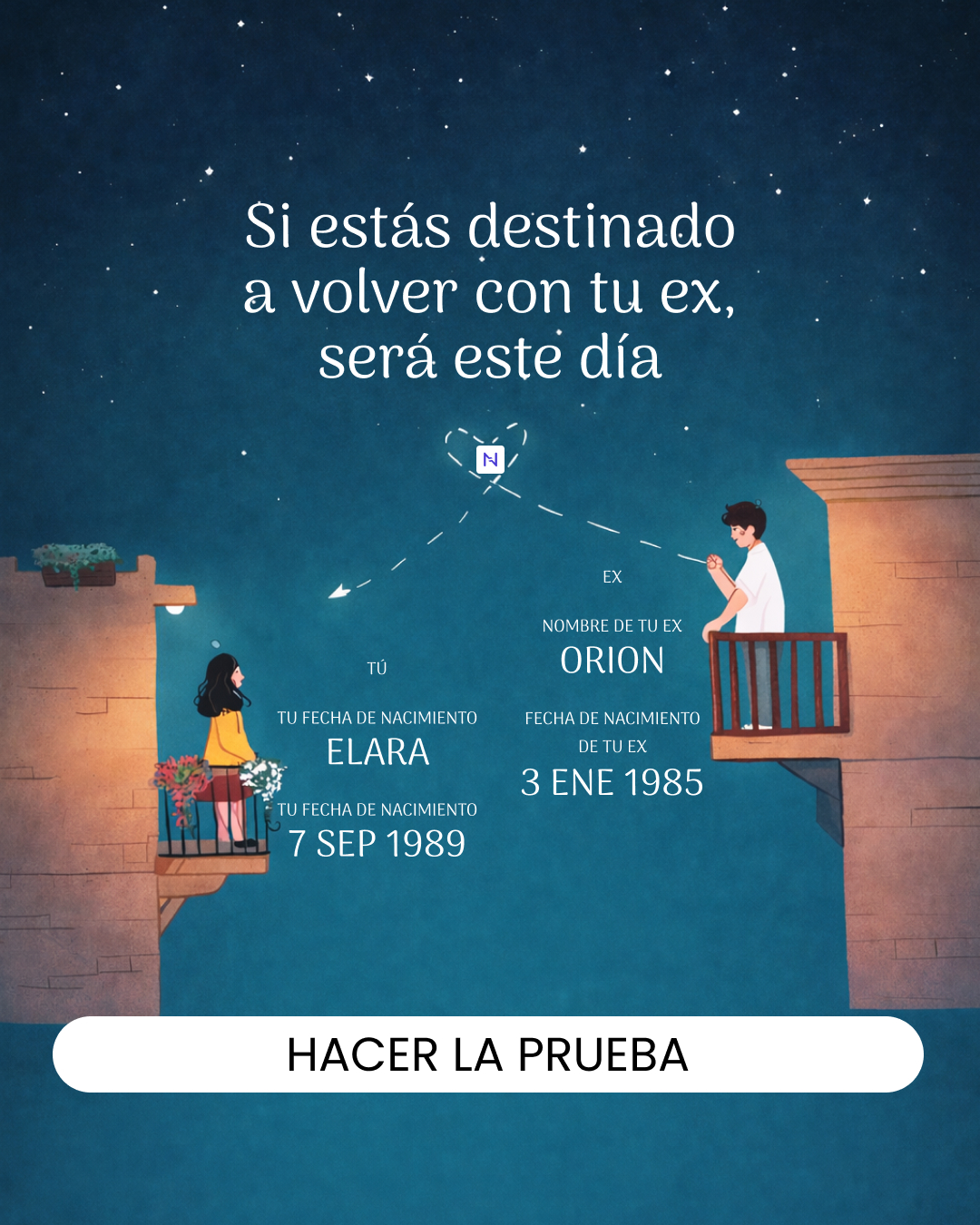 Nebula: Will my ex return? Facebook ad