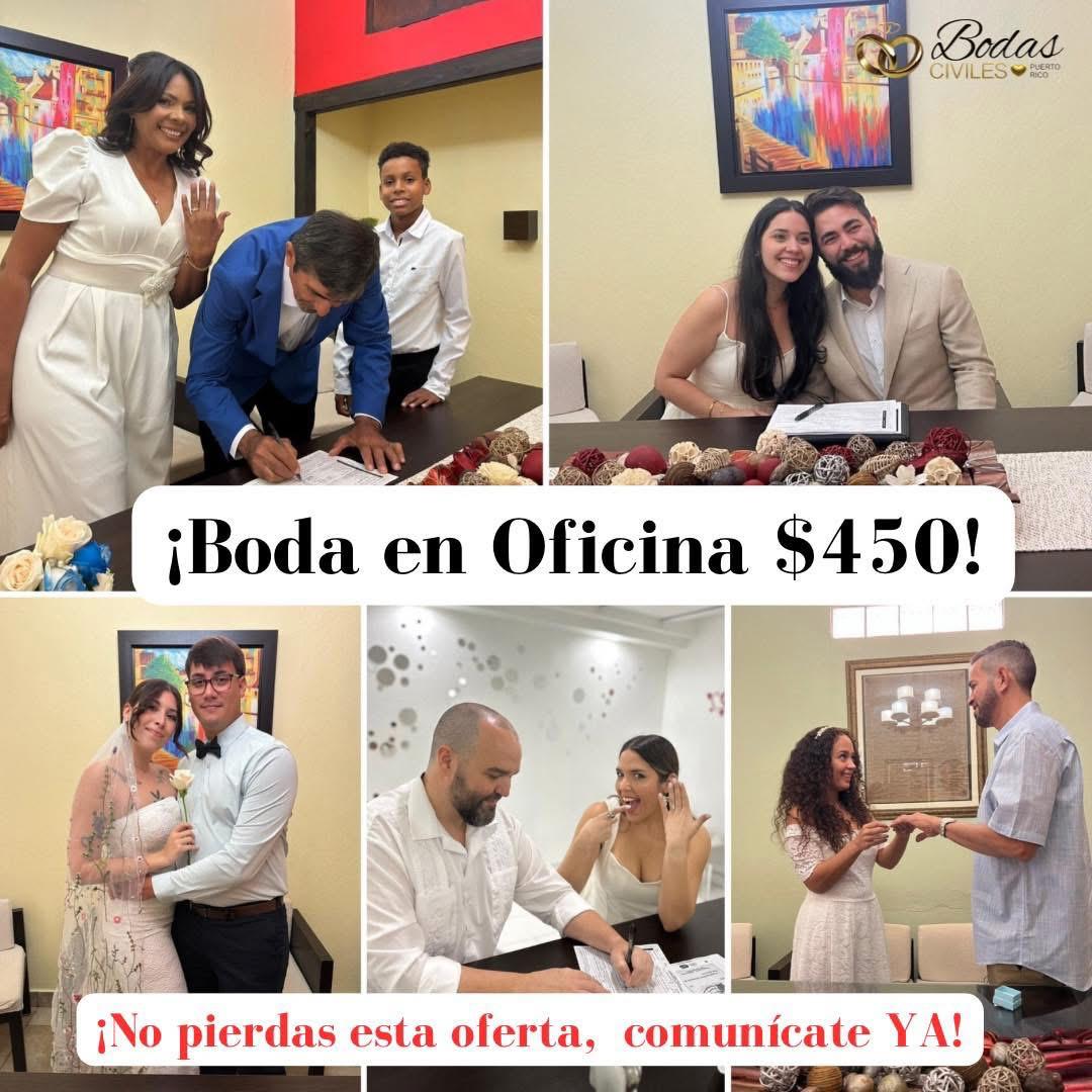 Bodas Civiles Mayagüez Facebook ad: ¡Hacemos TODO por ti desde el Registro Demográfico…