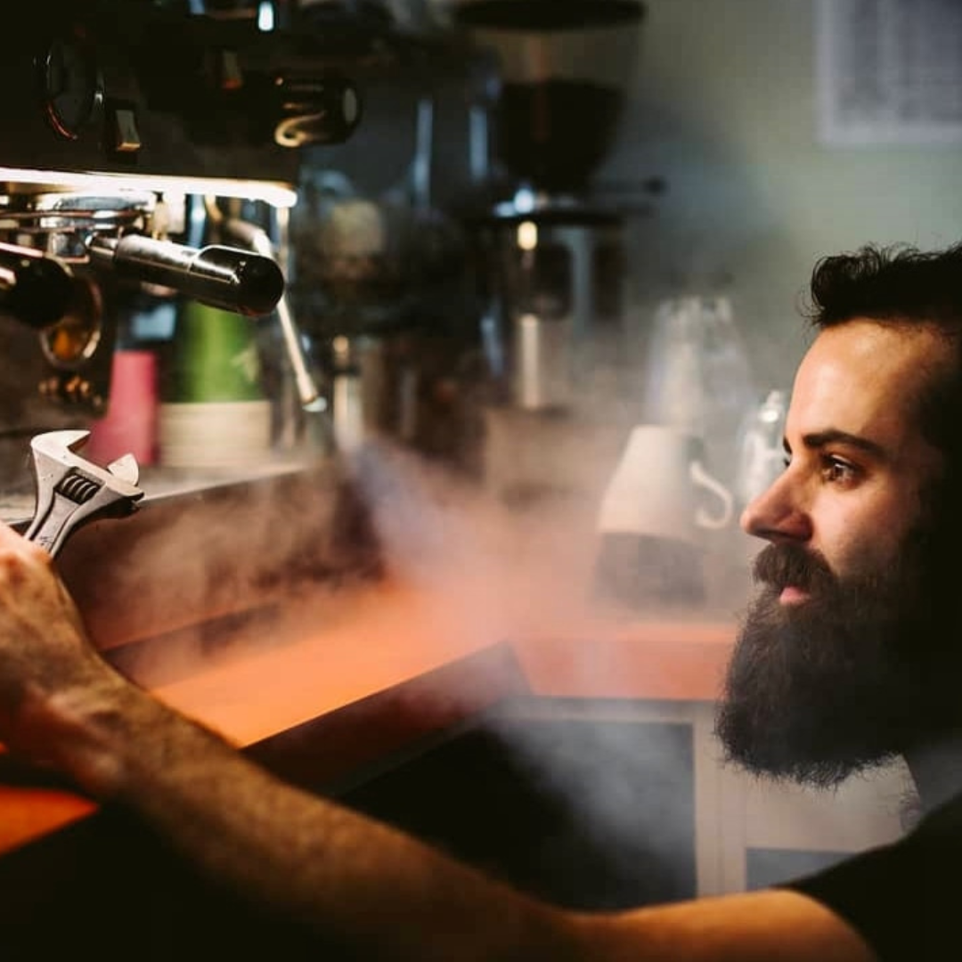 Espresso Ninja Facebook ad: We've been keeping your coffee flowing since 2007.
