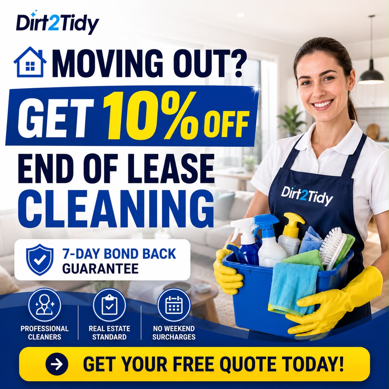 Dirt2Tidy Facebook ad