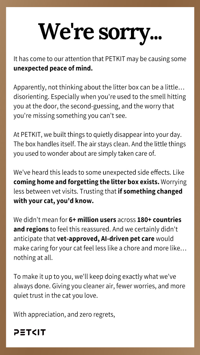 Petkit US Facebook ad