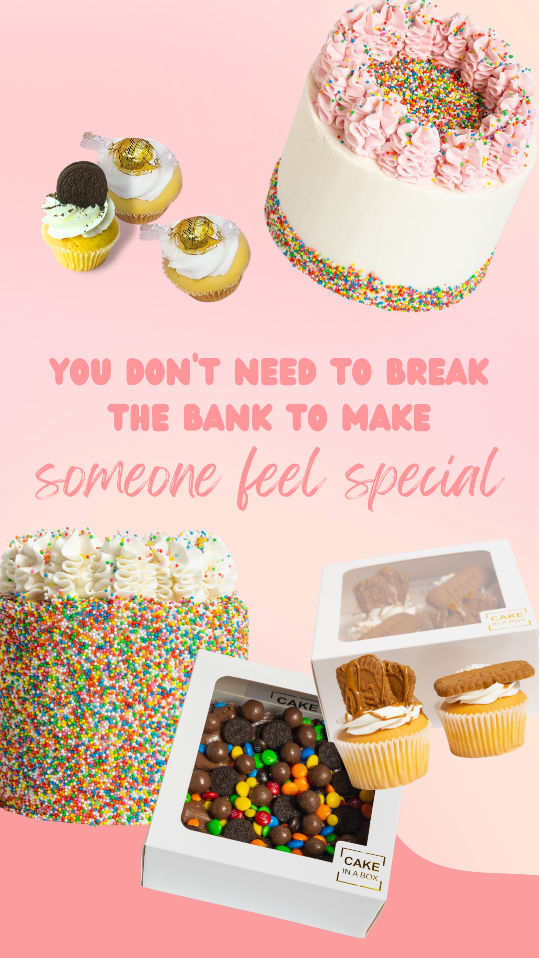 Cake In A Box Facebook ad