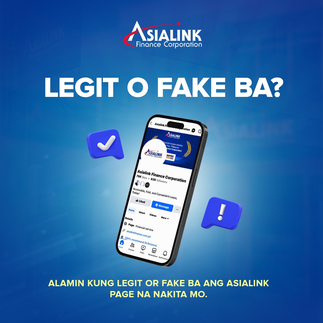 Asialink Finance Corporation Facebook ad: Legit o fake page ba ng Asialink ang…