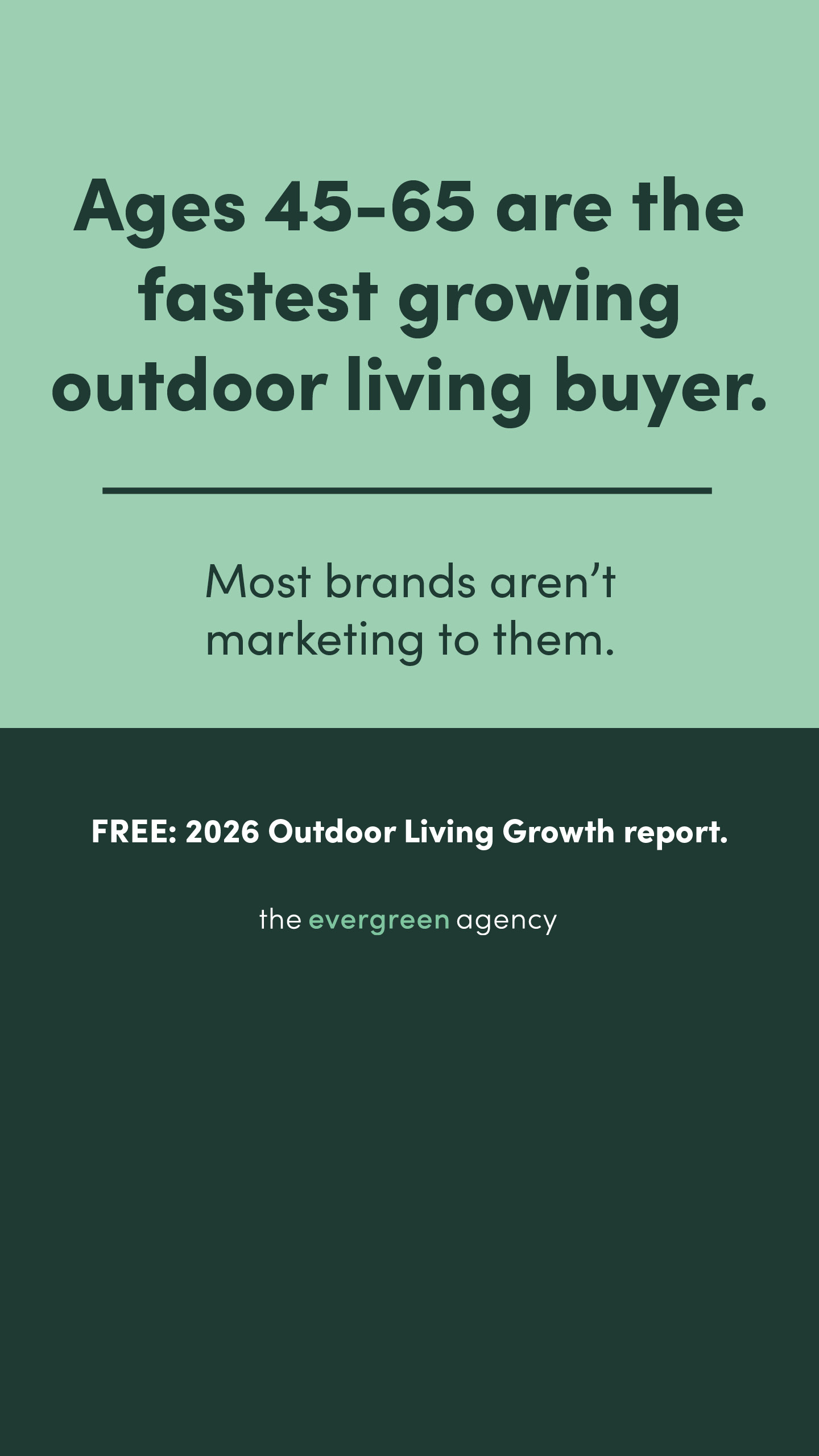 The Evergreen Agency Facebook ad