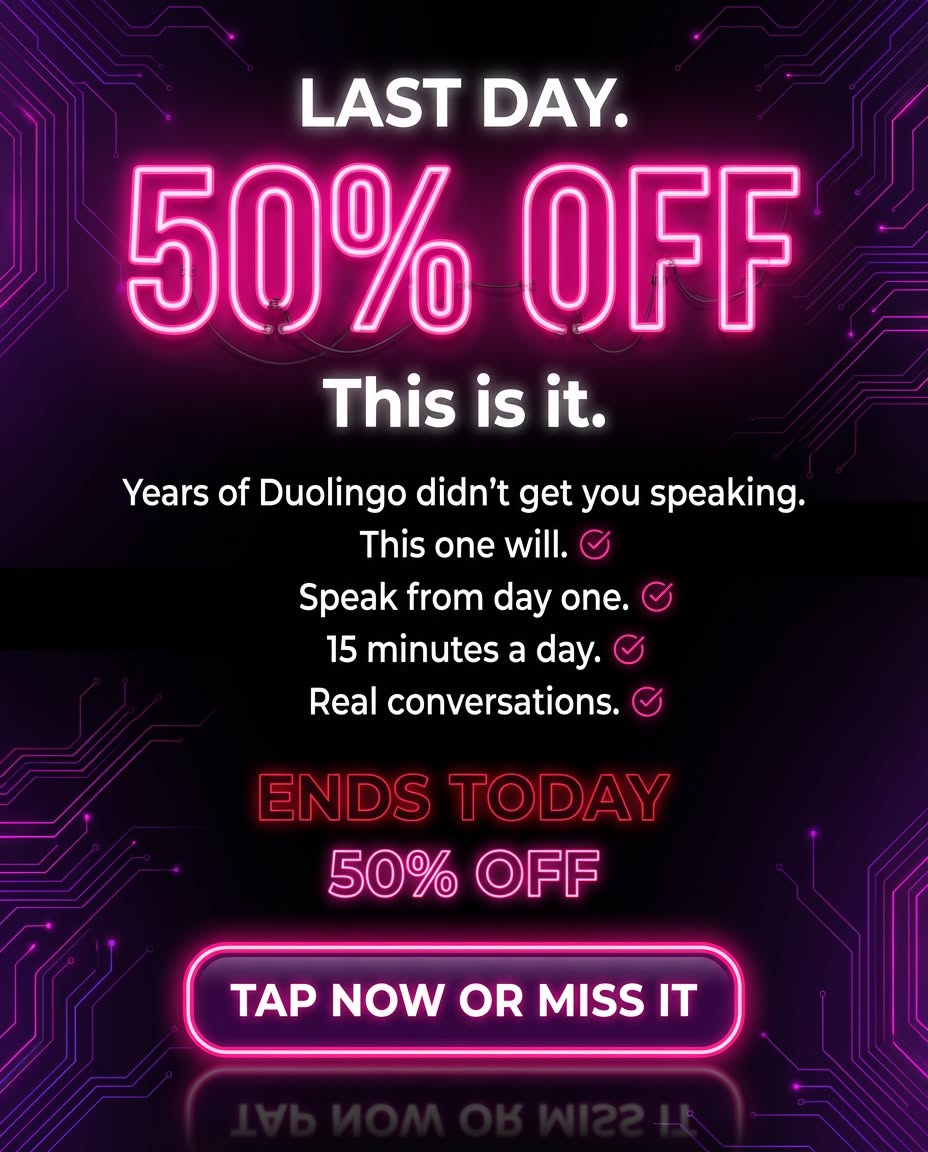 Loora: AI English Tutor Facebook ad