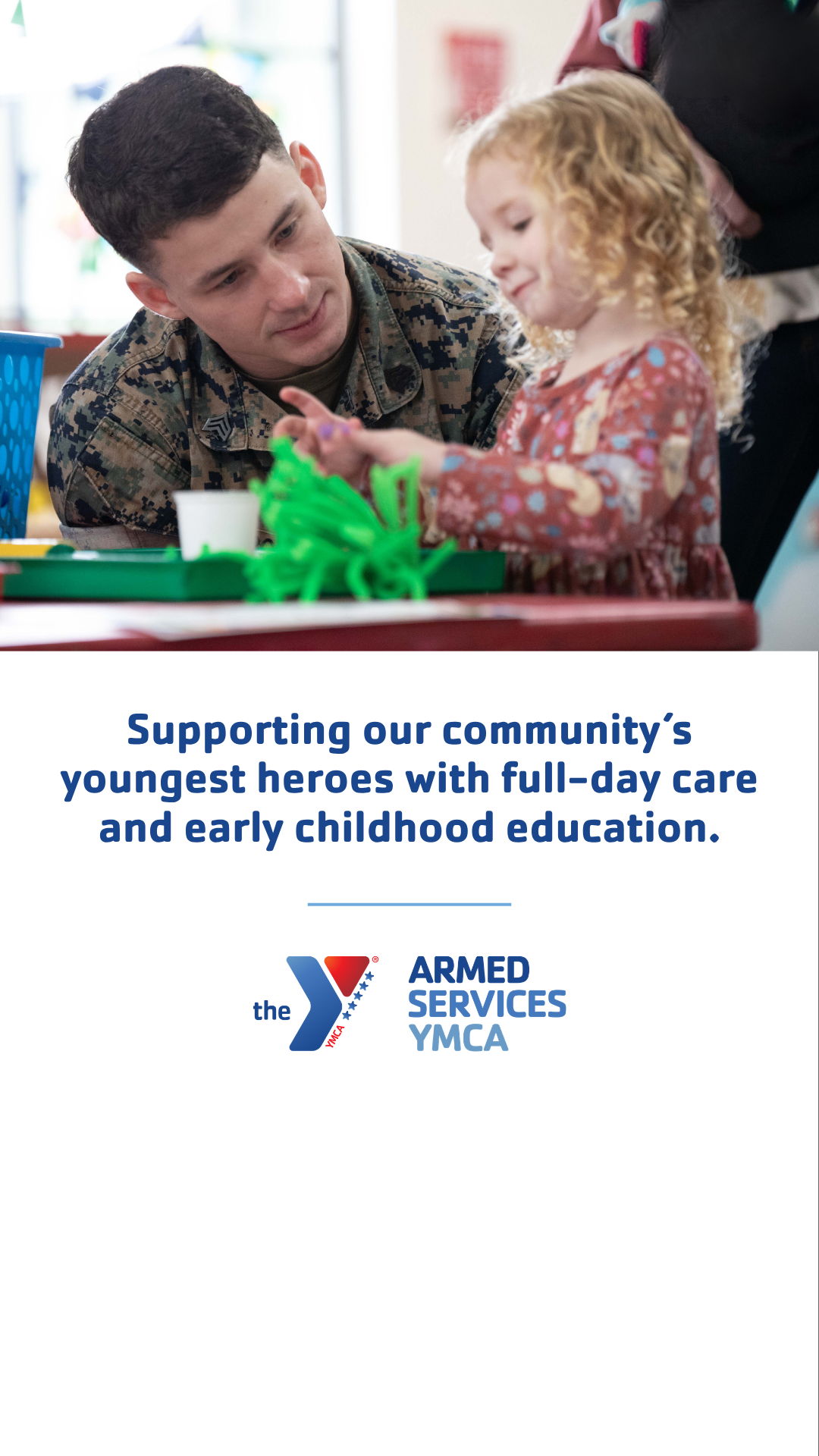 Armed Services YMCA Facebook ad