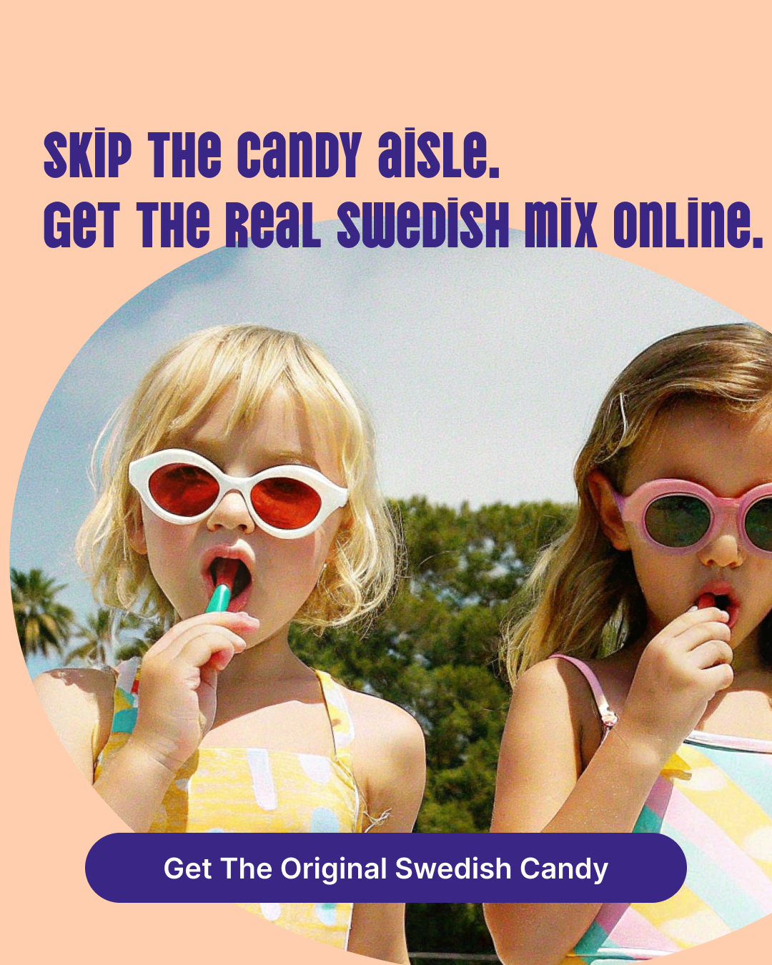 Swedish Candy Facebook ad