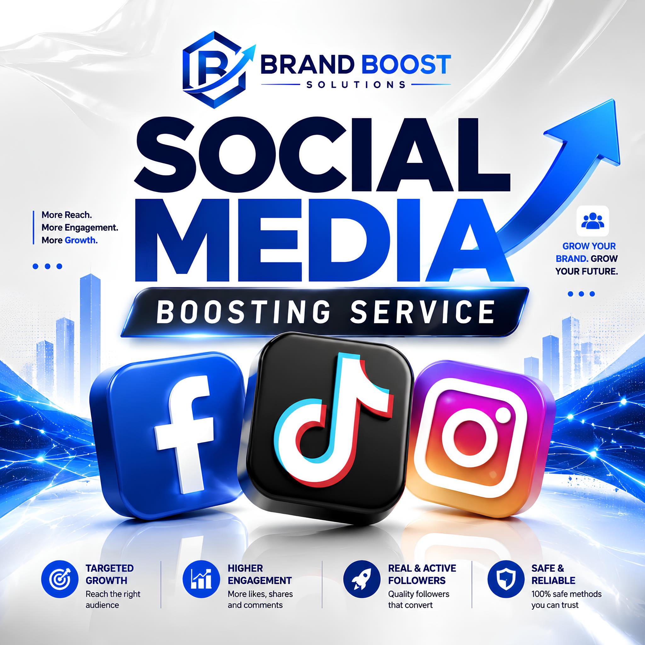 Brand Boost Solutions Facebook ad: WANT YOUR BRAND TO LOOK MORE ACTIVE, TRUSTED…