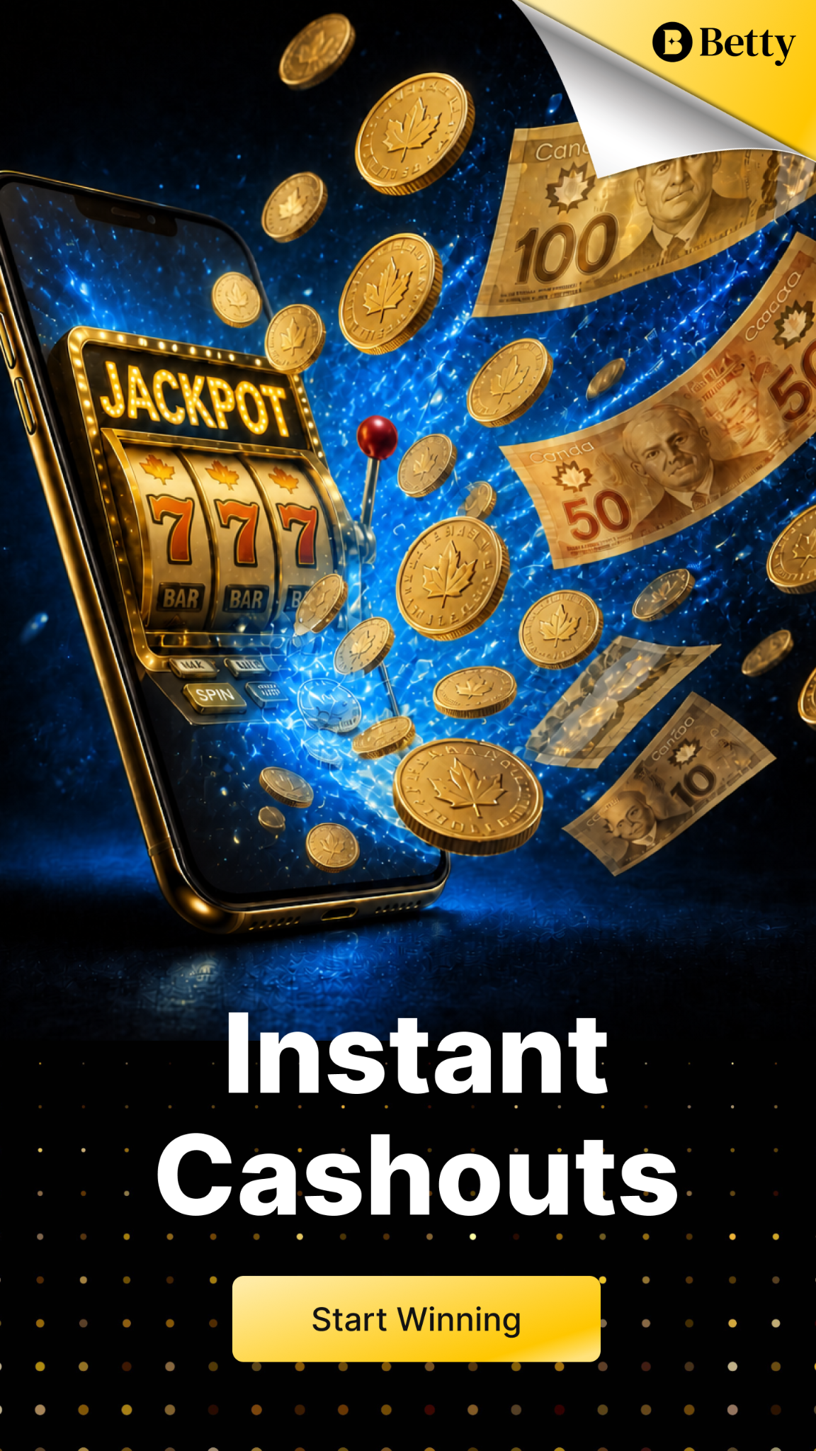 Betty Online Casino Facebook ad