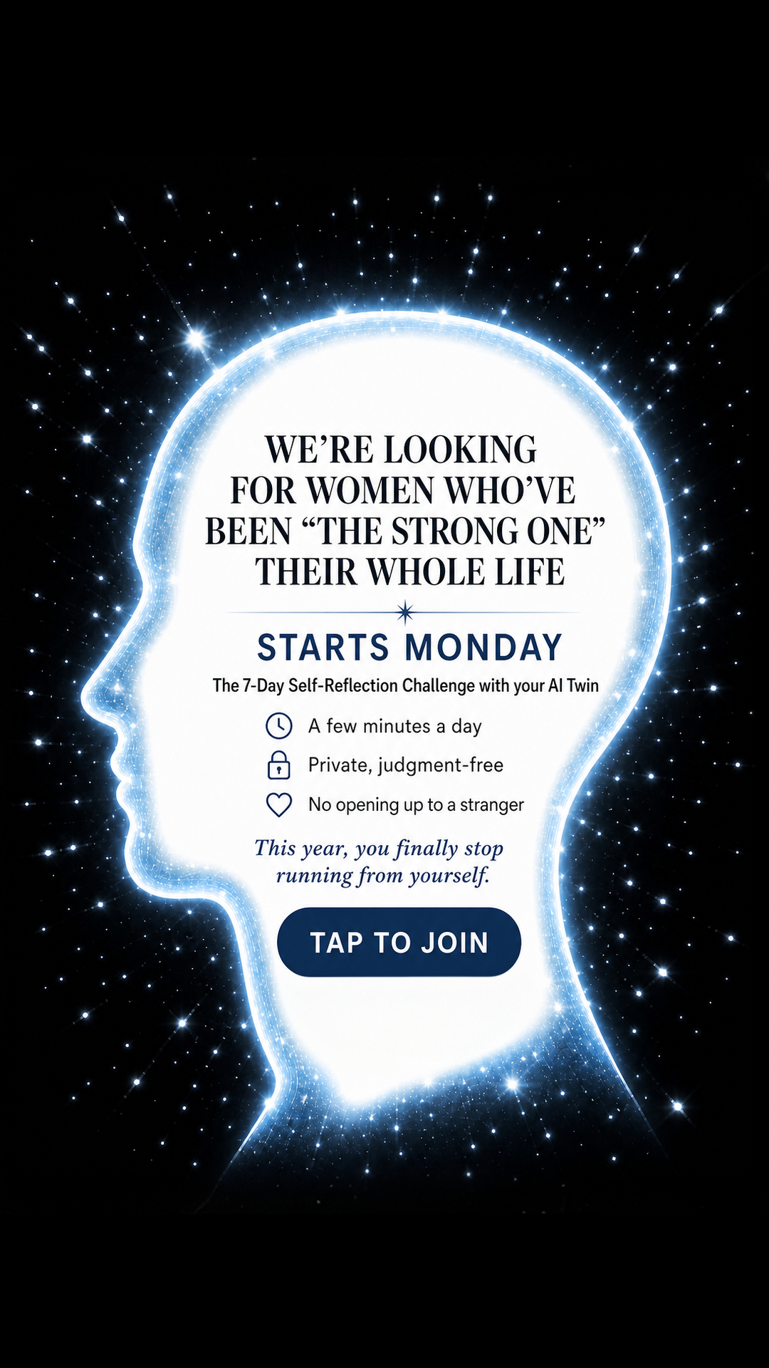 Copymind: AI twin for sel-reflection Facebook ad