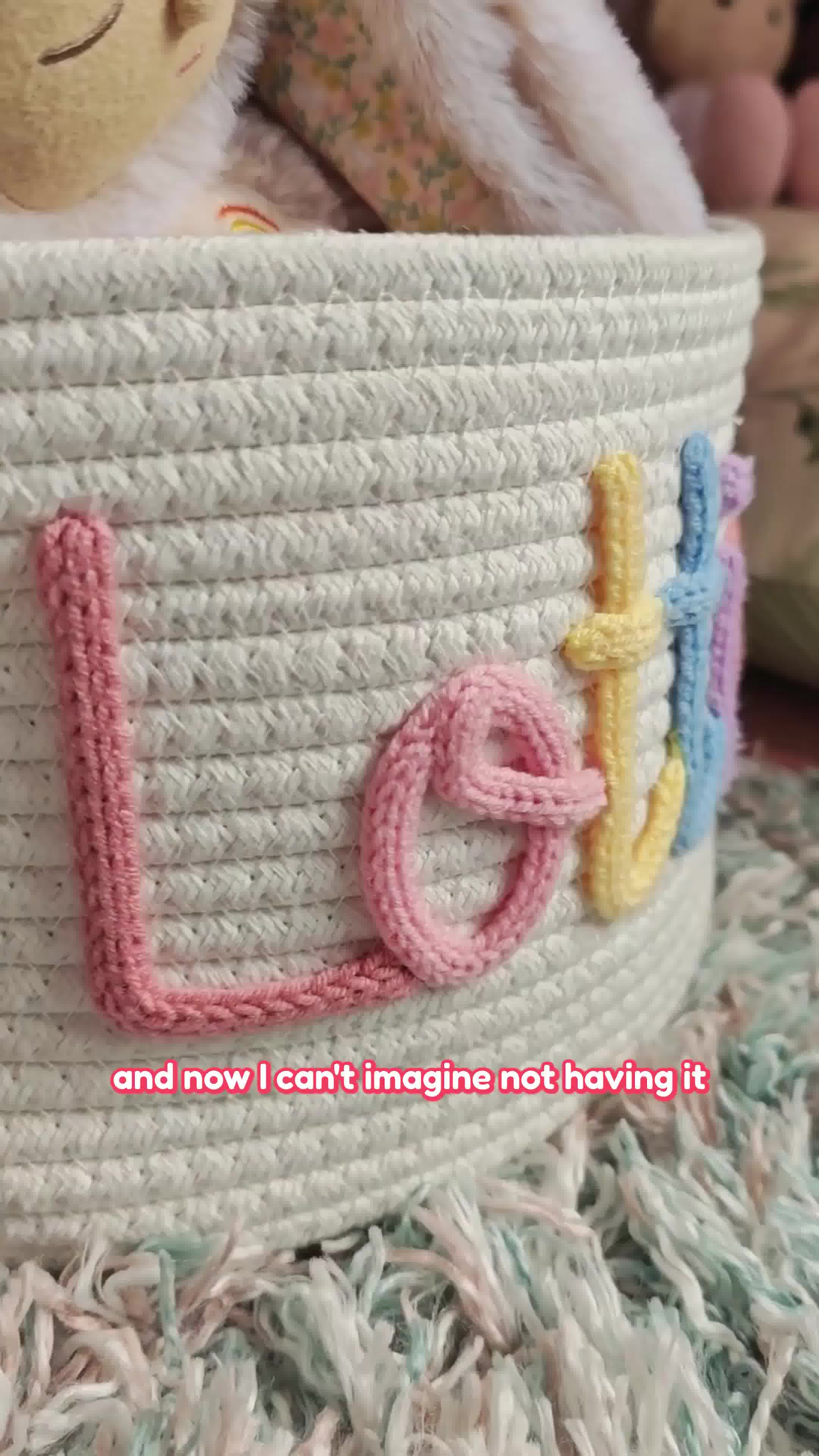Baby Knits Facebook ad: Personalized Knitted Basket!