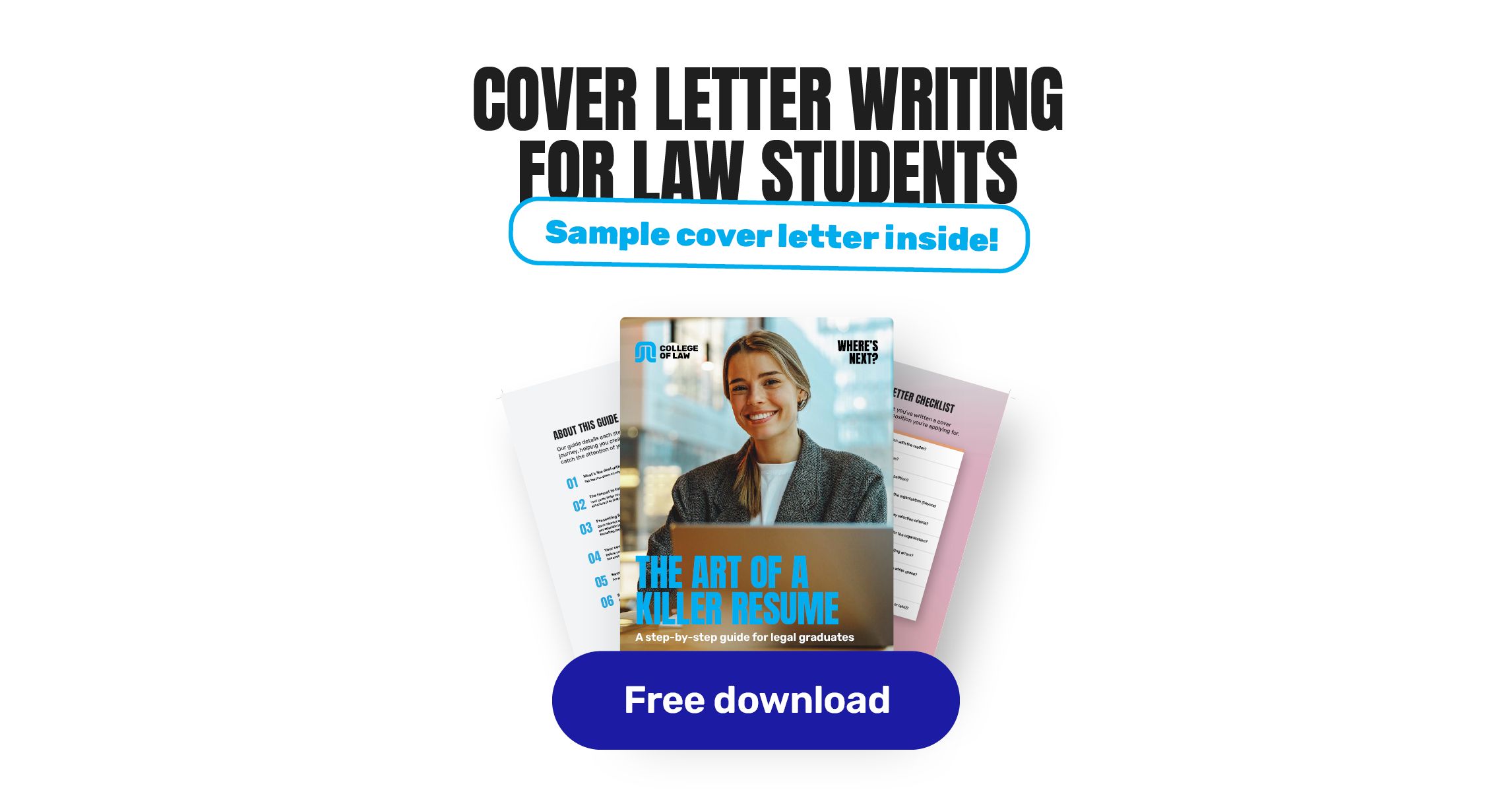 The College of Law Australia Facebook ad