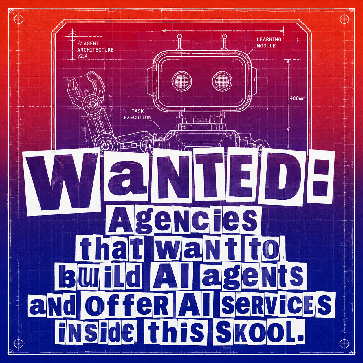 Skool Facebook ad