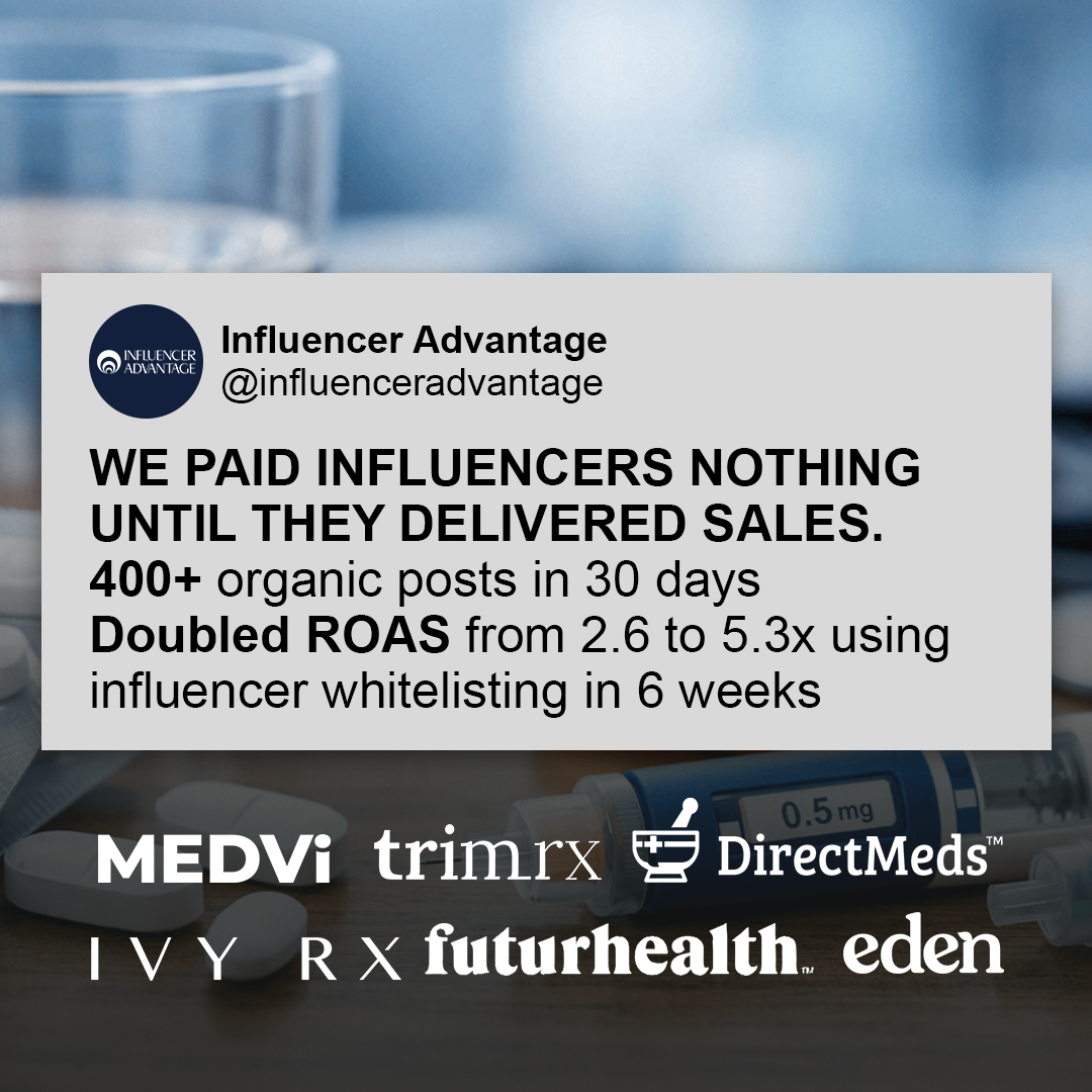 Influencer Advantage Facebook ad