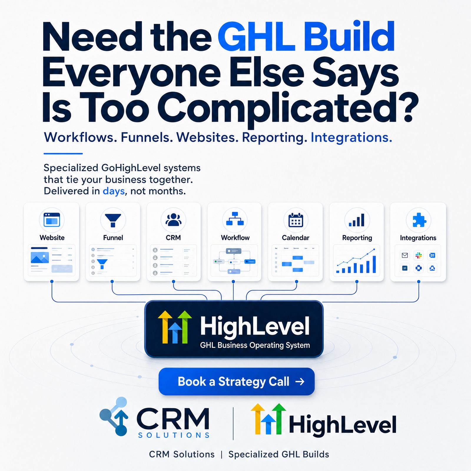 CRM Solutions Facebook ad: Get Started Now