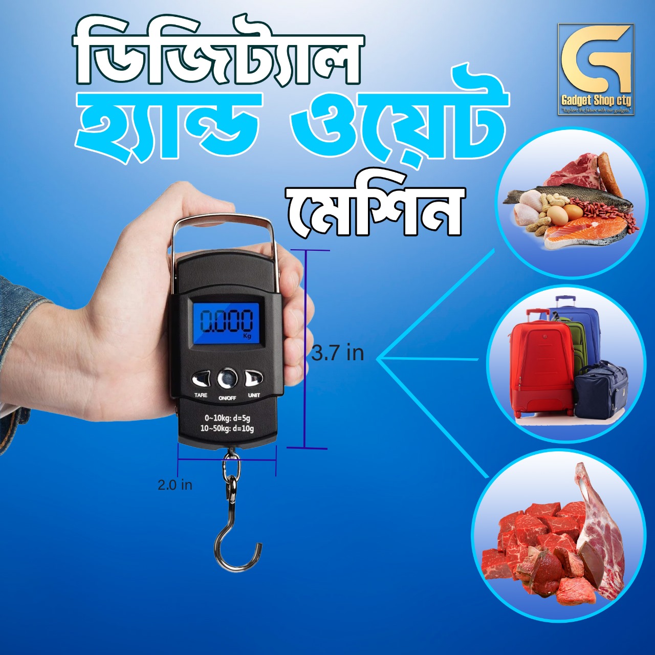Gadget Shop CTG Facebook ad: Osaka portable electronic Scale