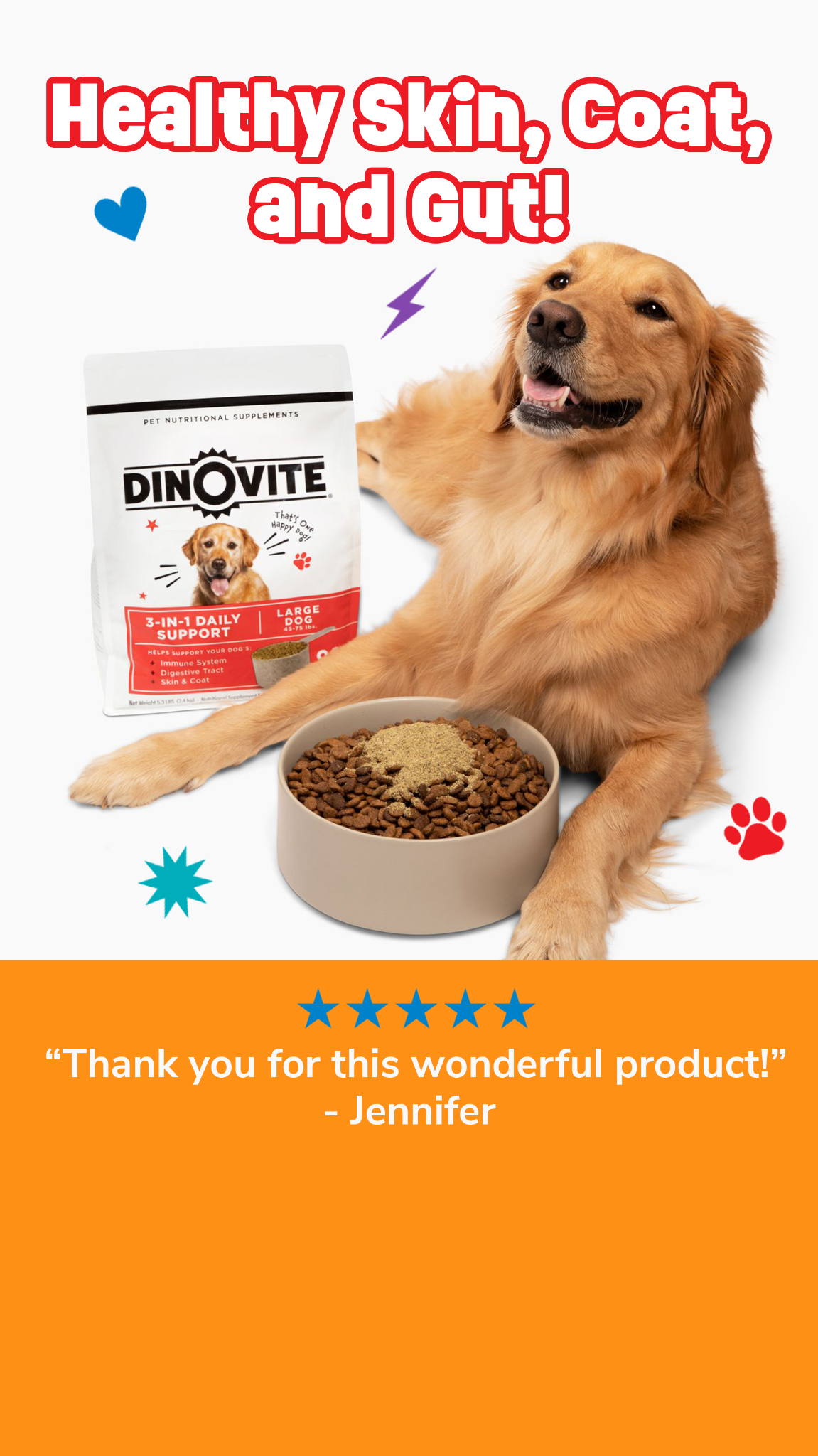 Dinovite.com Facebook ad