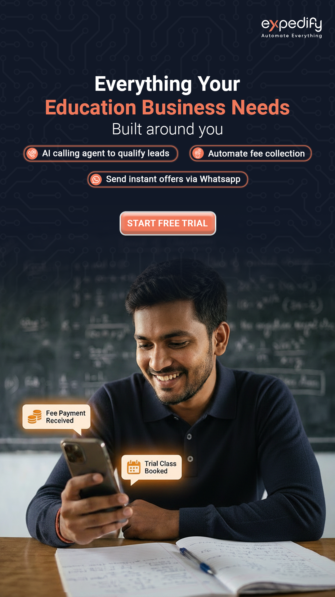 Expedify.ai Facebook ad