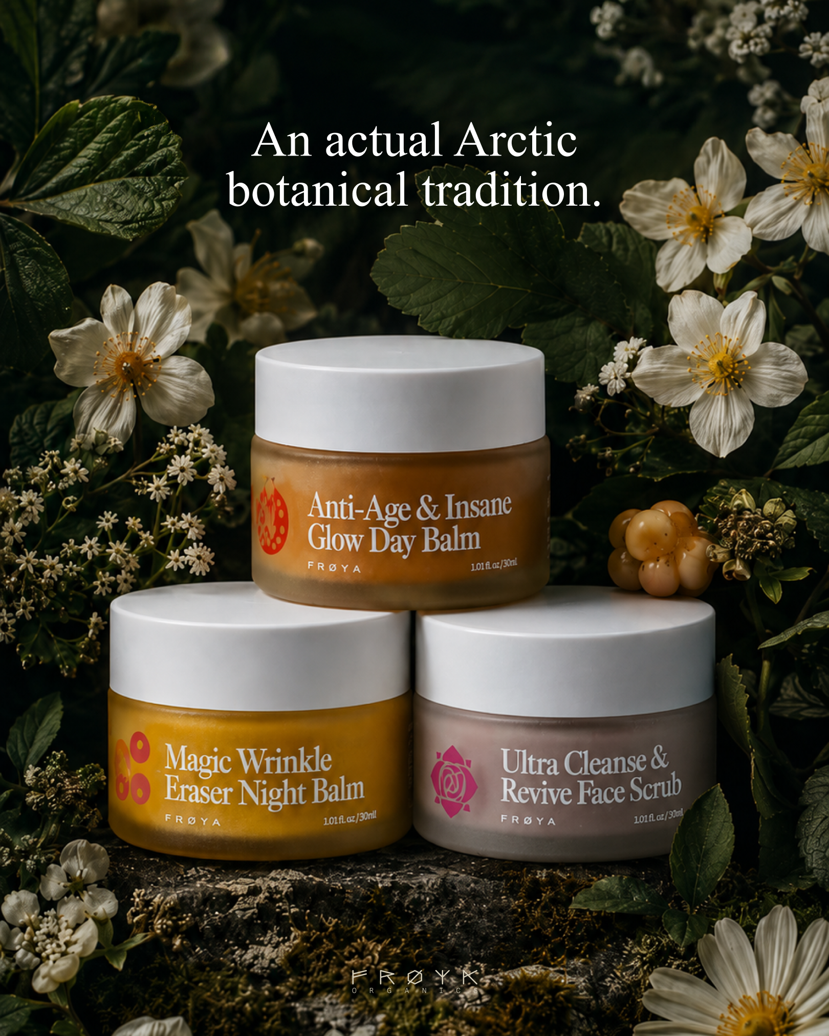 Frøya Organics Facebook ad