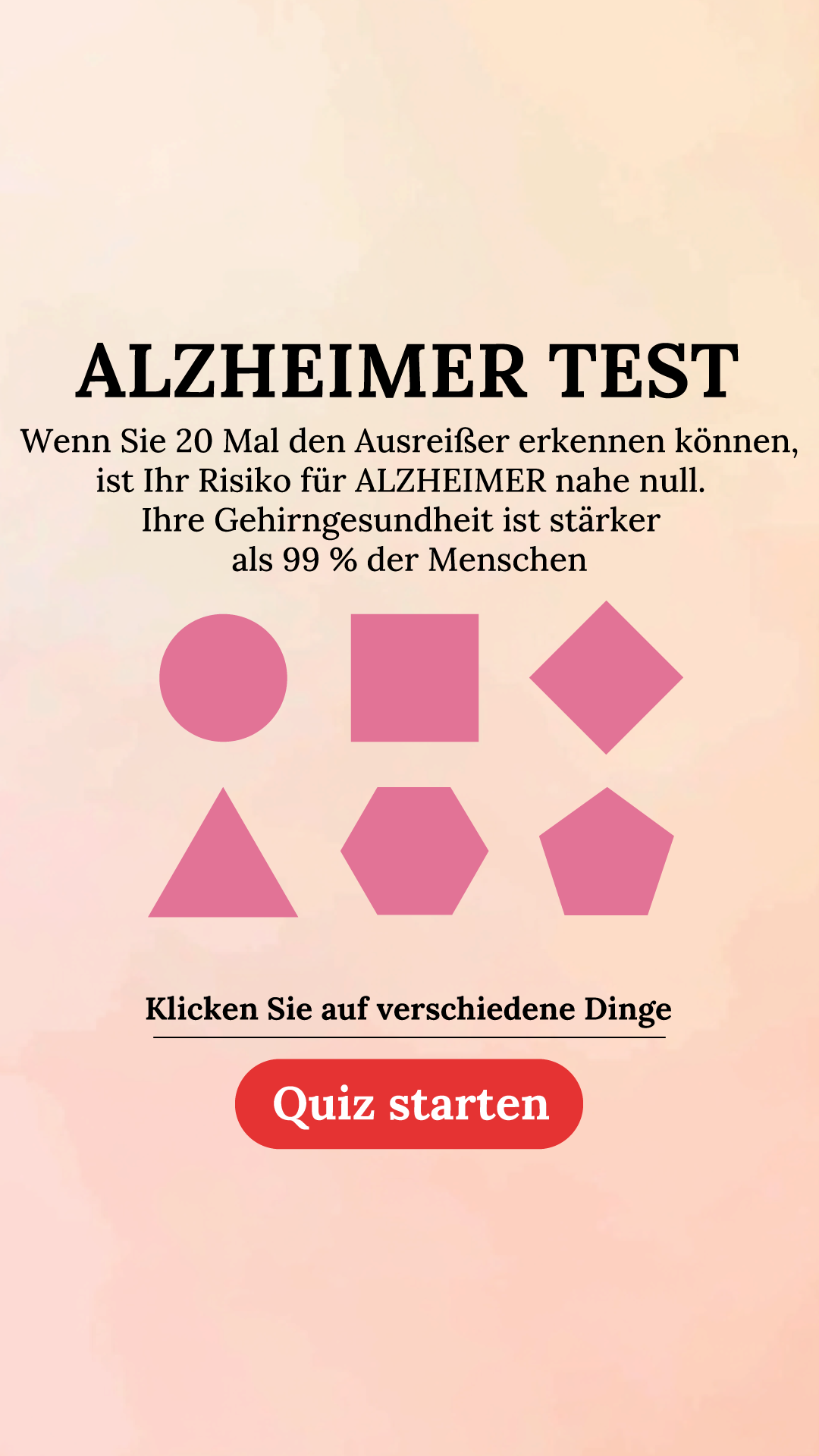 International Brain Test Facebook ad