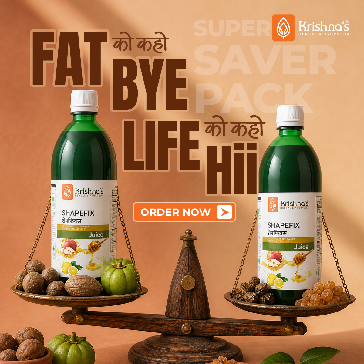Krishna's Herbal & Ayurveda Facebook ad