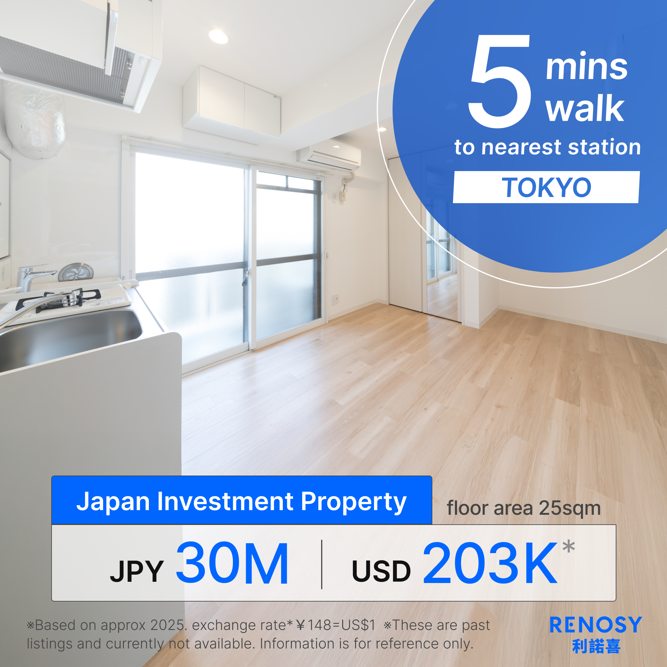 RENOSY(利諾喜) Facebook ad: Thinking of Investing in Japanese Real Estate?