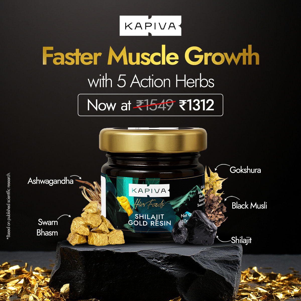 Kapiva Performance Facebook ad