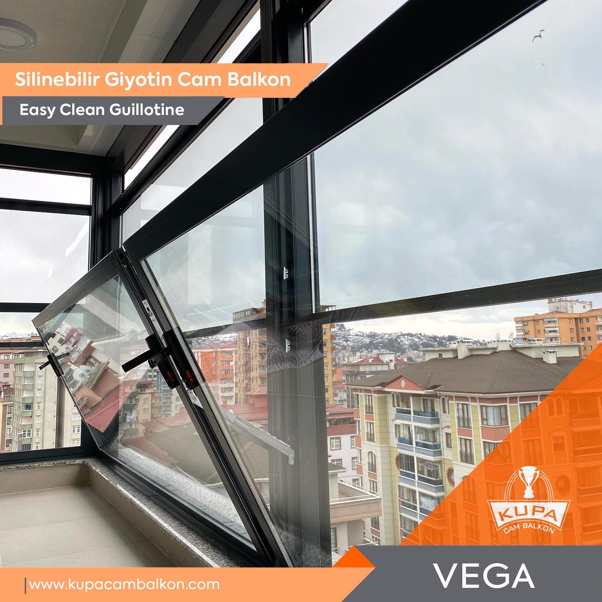 Kupa Glazing Facebook ad: Cam Balkon Sistemleri