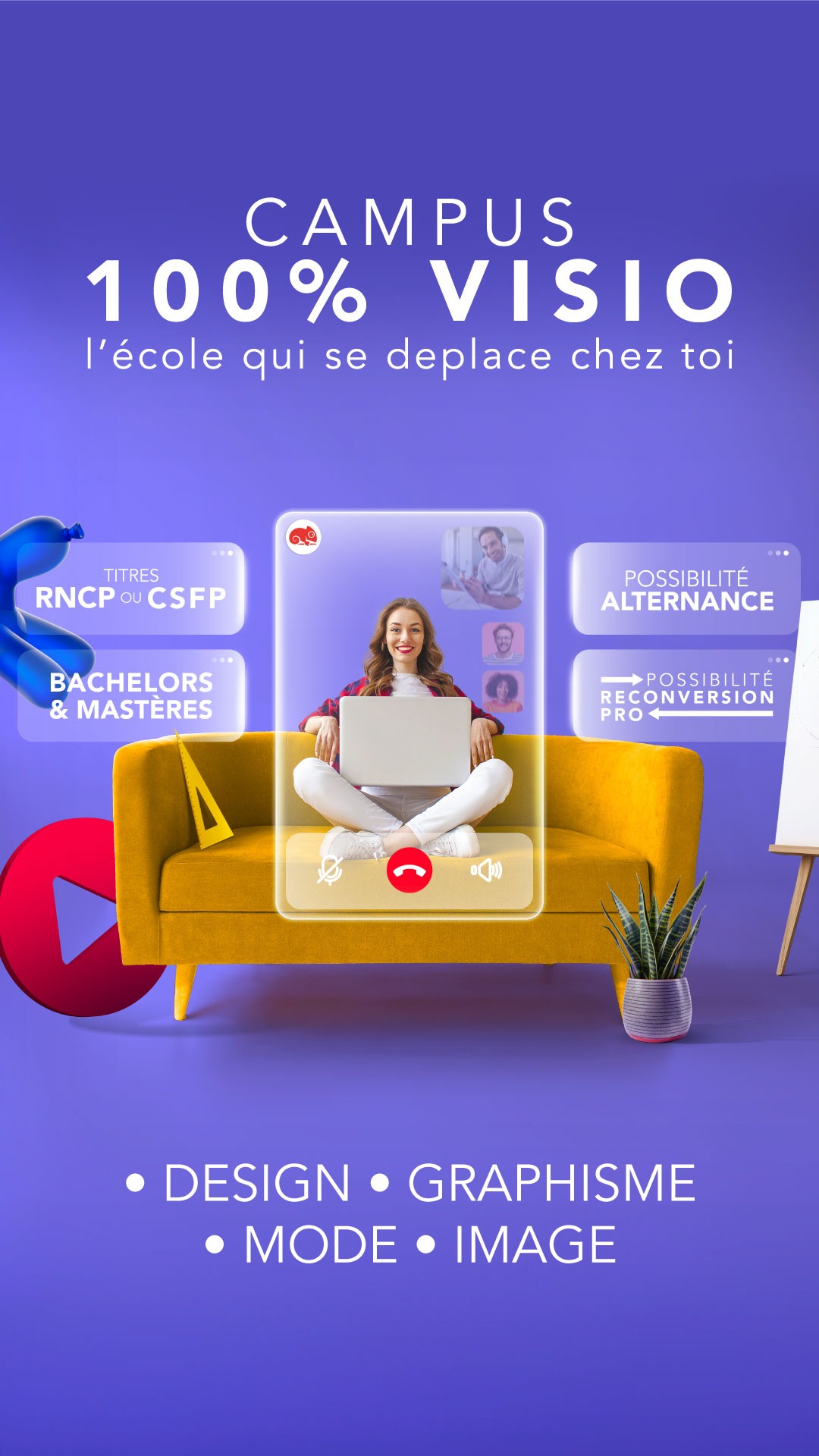 École MJM Graphic Design ad creative