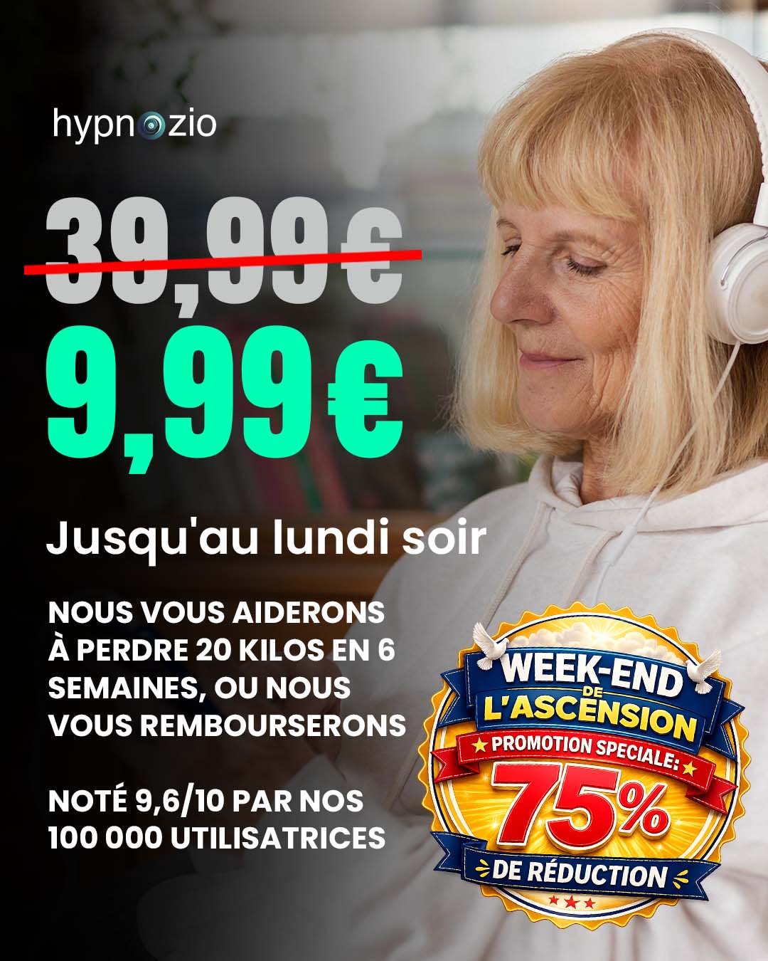 Hypnozio: power of hypnotherapy Facebook ad