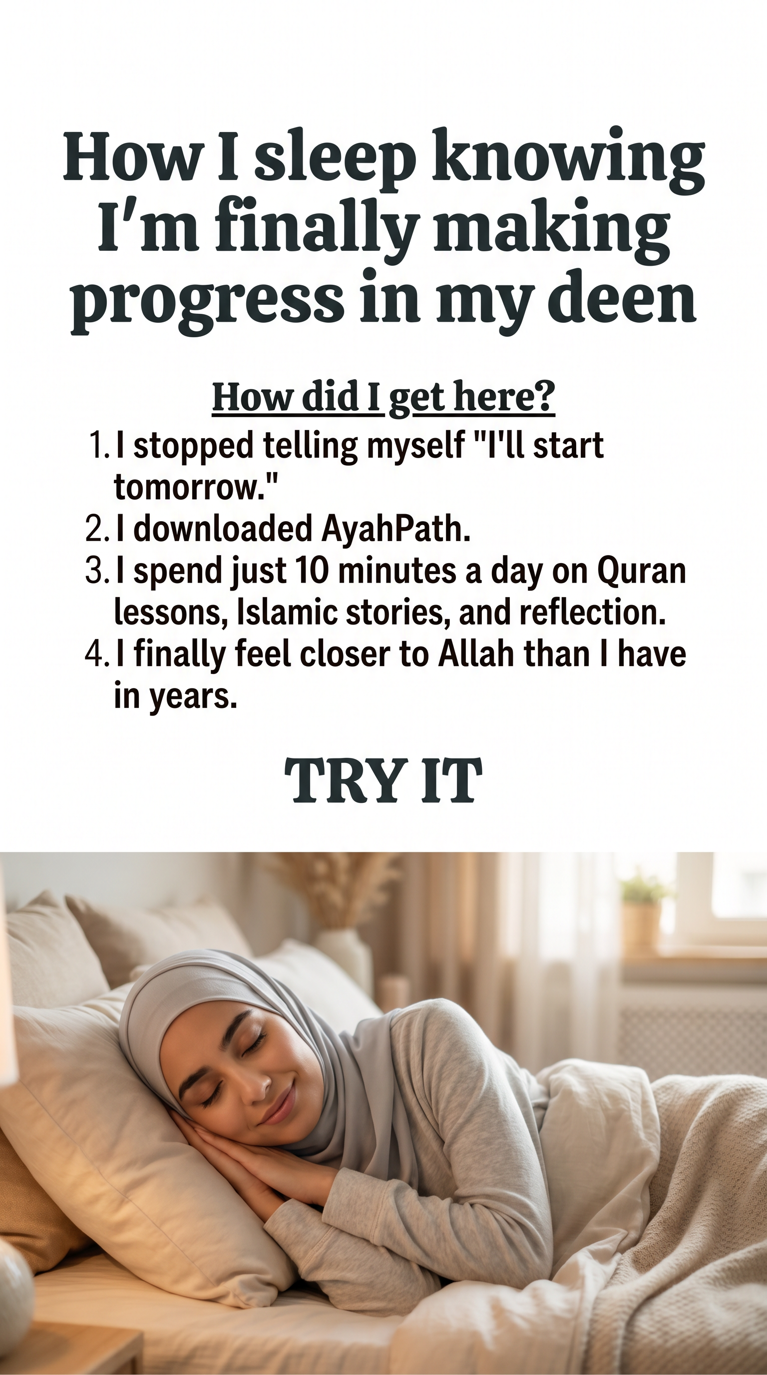 Imam Advice Daily Facebook ad